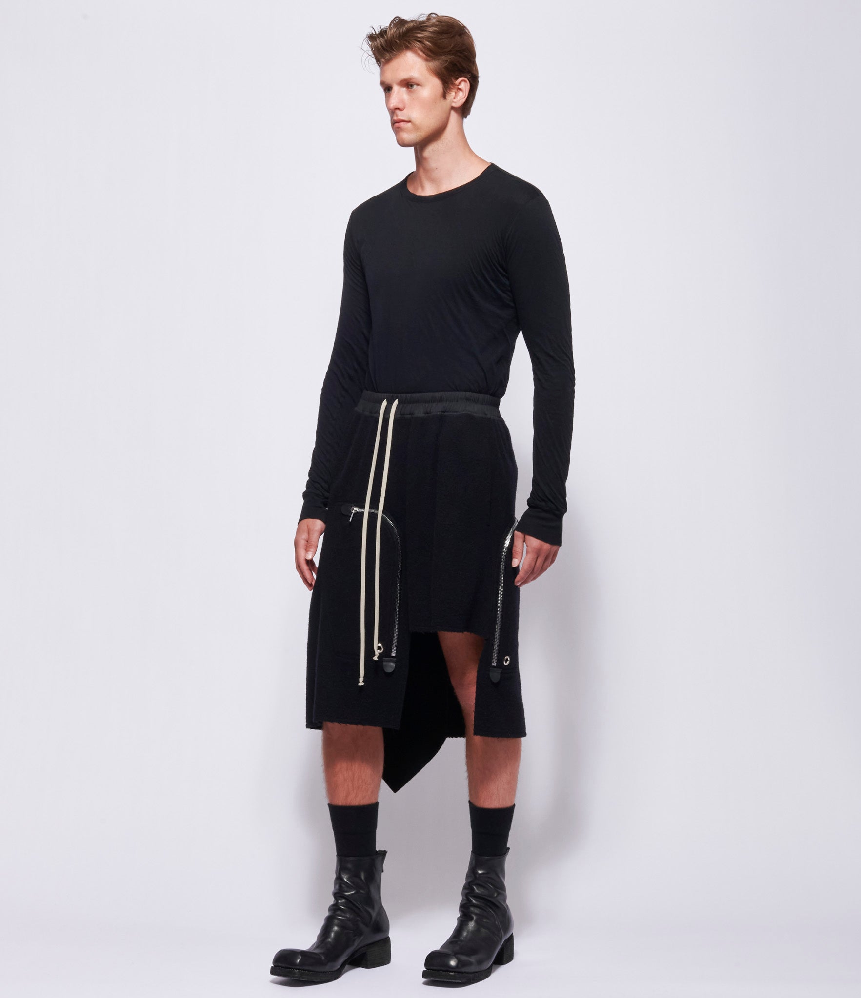 Rick Owens Mens Dracca Skirt