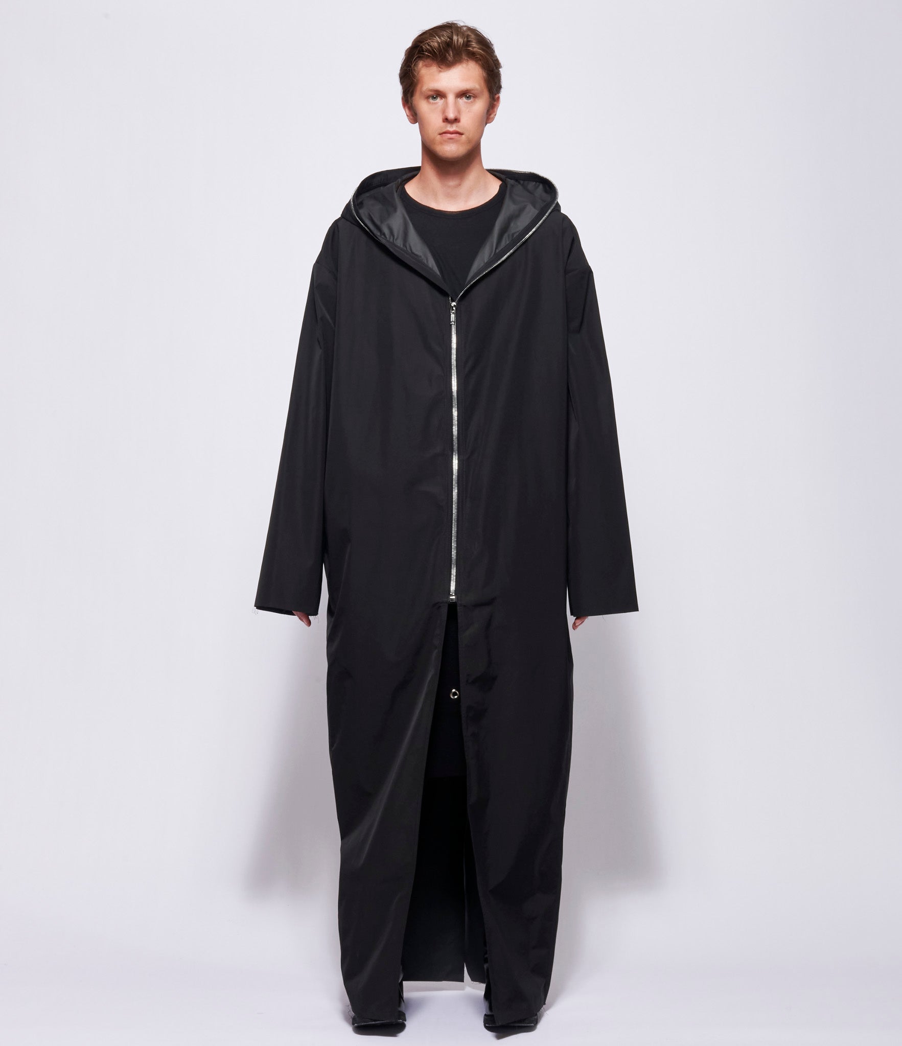 Rick Owens Mens Hooded Gimp Robe