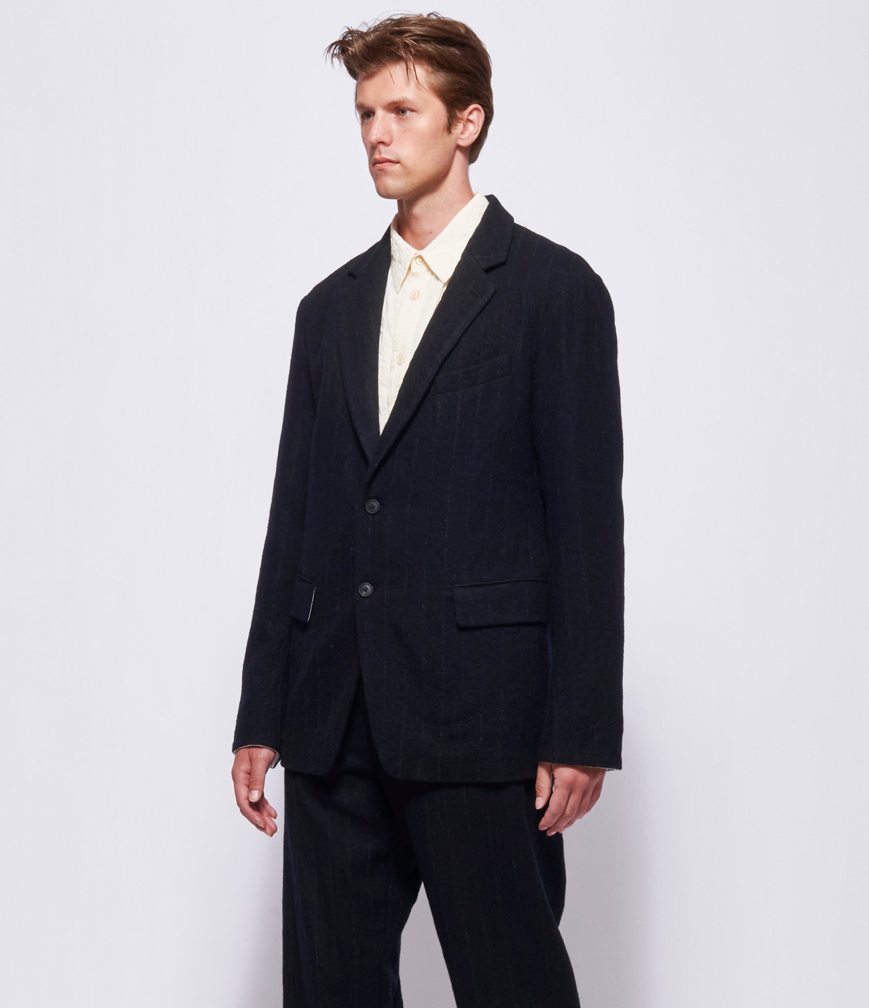 Forme d'Expression Mens Black Lounge Jacket