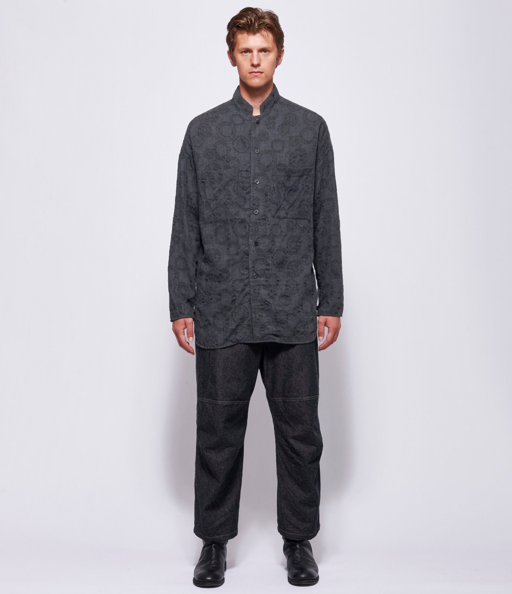 Forme d'Expression Mens Grey Guru Over Shirt - FNF