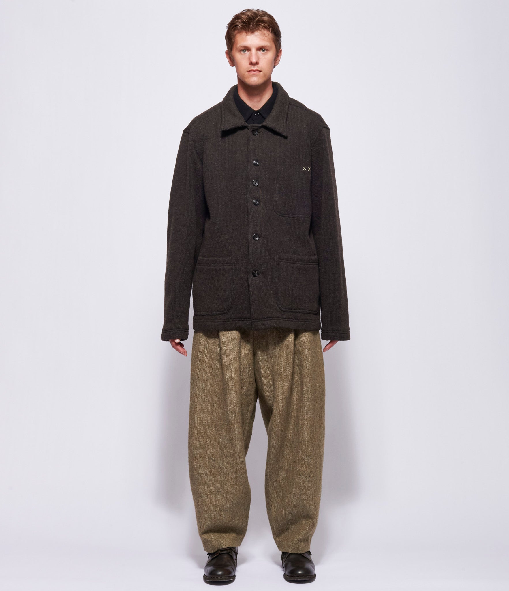 A Tentative Atelier Men Marcel Poot Dark Brown Jacket