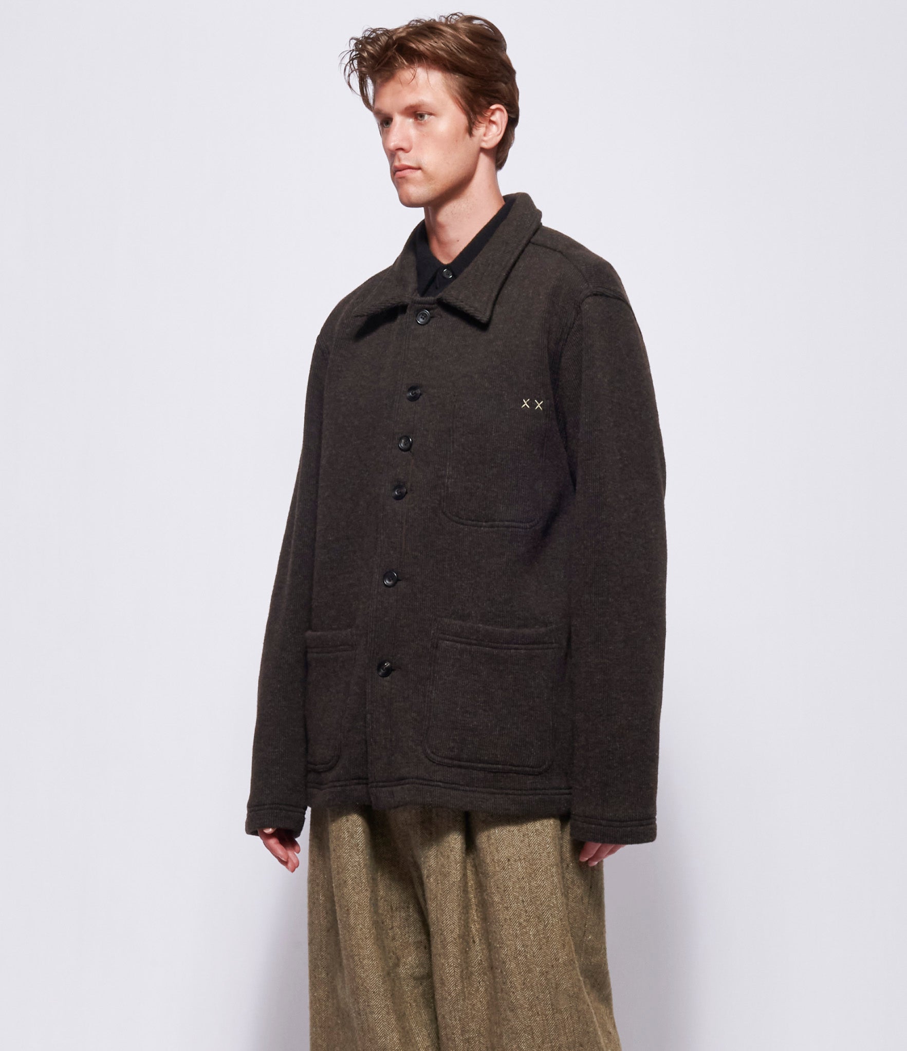 A Tentative Atelier Men Marcel Poot Dark Brown Jacket