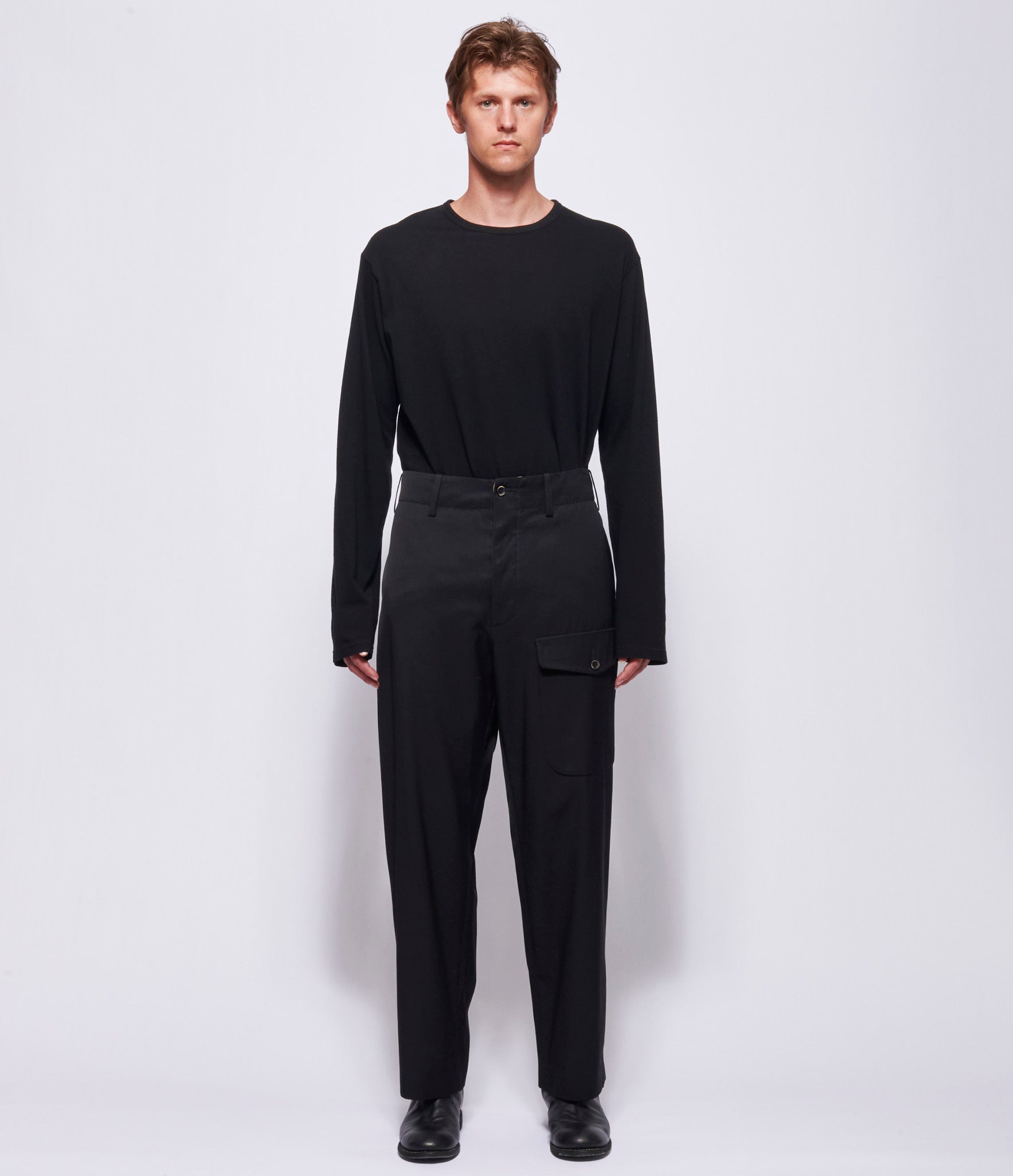 Uma Wang Mens Black Paxton Pants