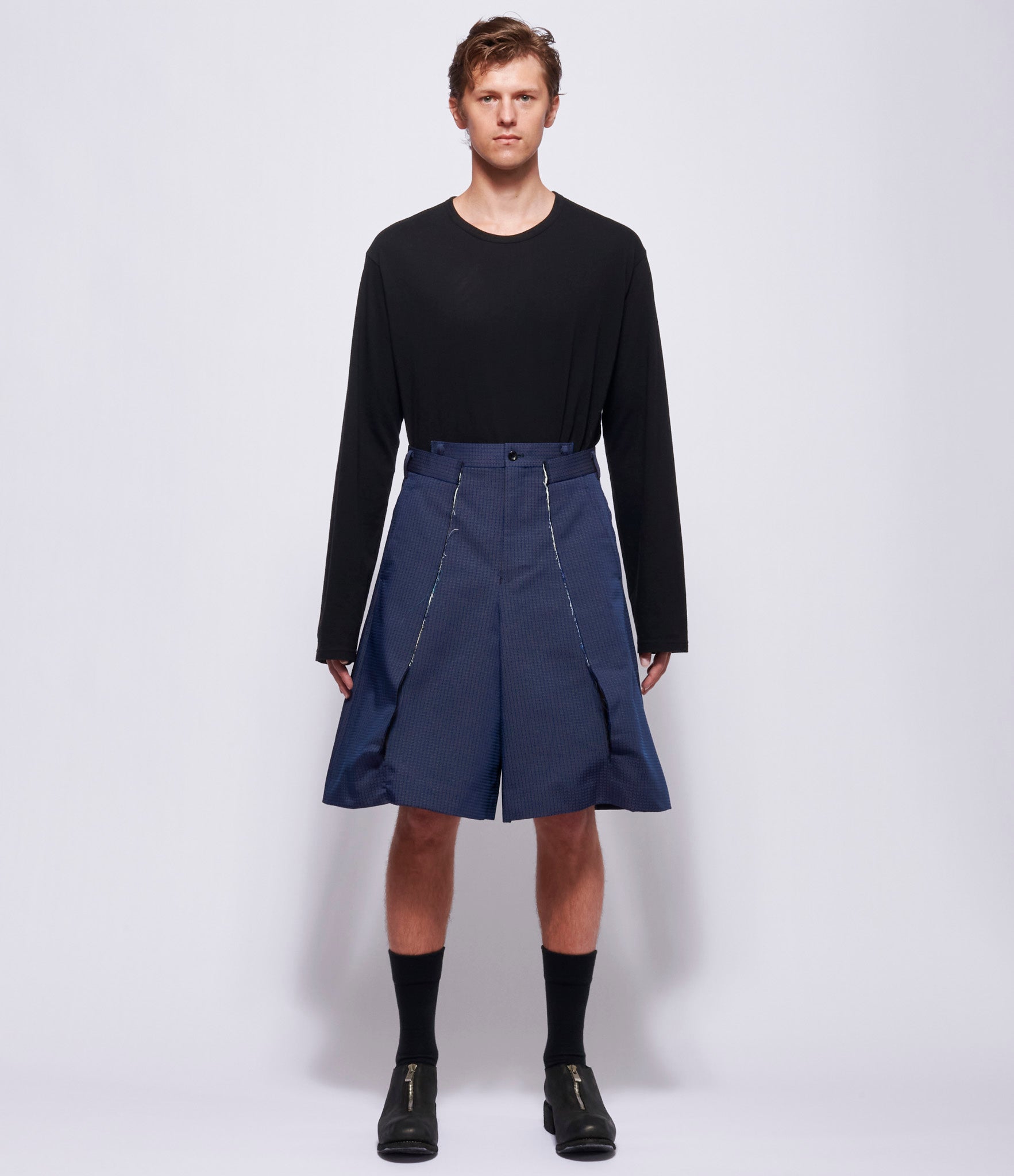 Comme Des Garcons Homme Plus Slit Short Pants