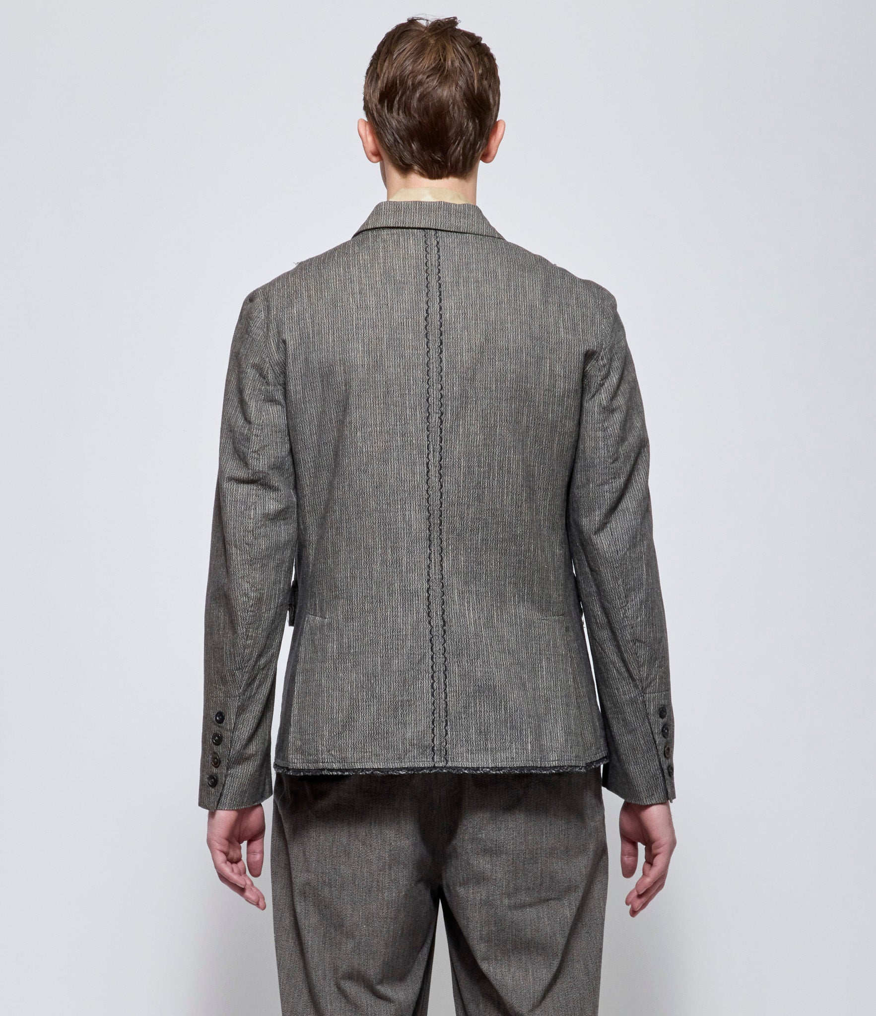 A Tentative Atelier Mens Meyer G. Handstitch Deconstructed Blazer