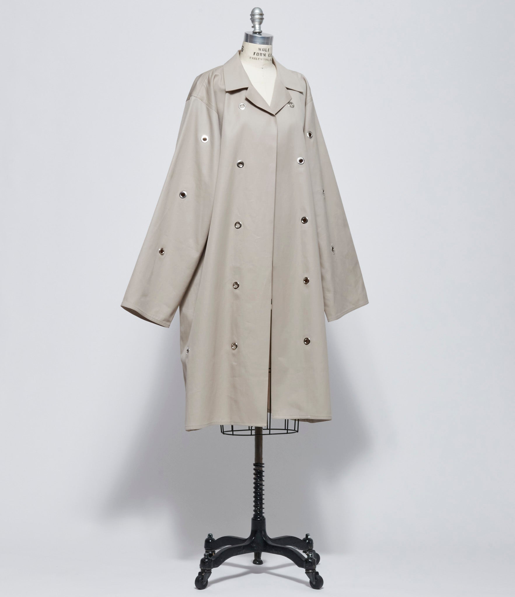 Sofie D'Hoore Women Chesterfield Long Sleeve Coat with Eyelets
