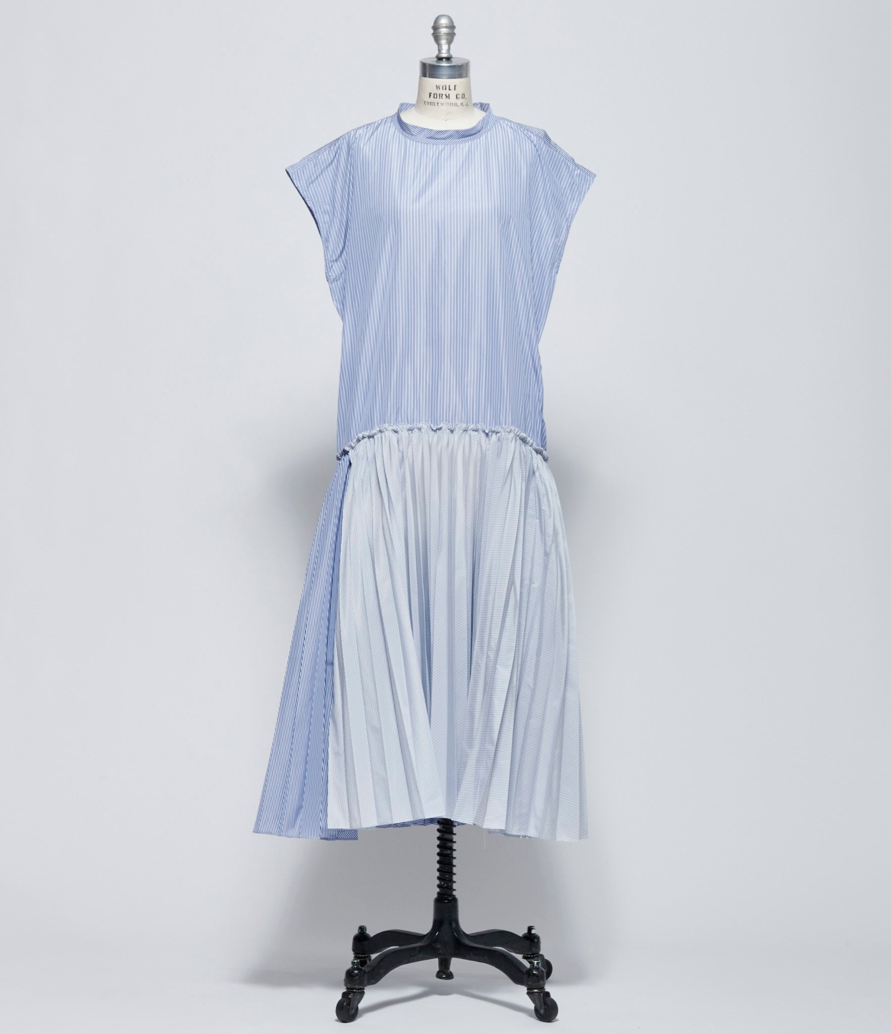 Sofie D'Hoore Women Dondo Multi-Stripe Dress with Sun Pleated Skirt