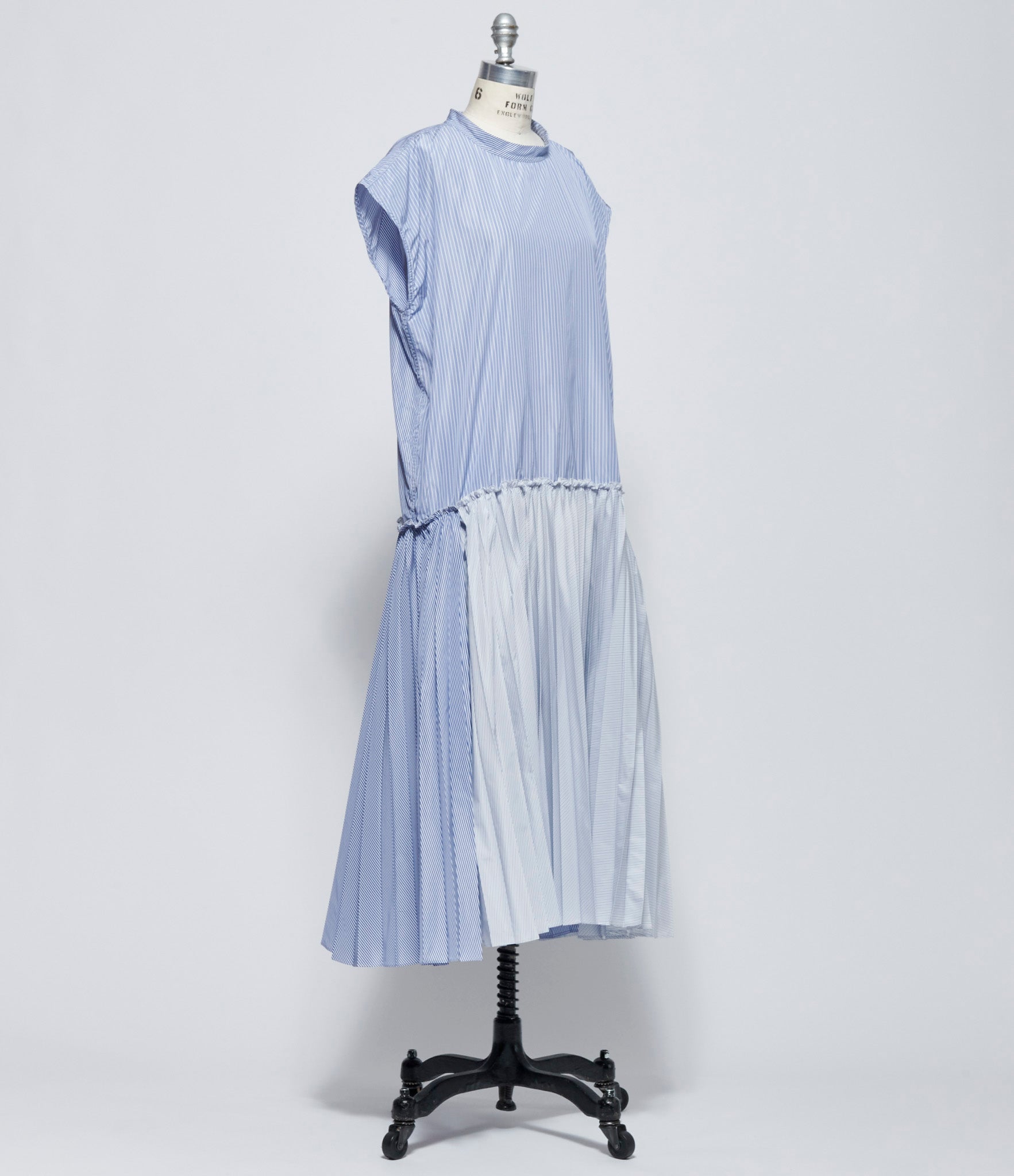 Sofie D'Hoore Women Dondo Multi-Stripe Dress with Sun Pleated Skirt
