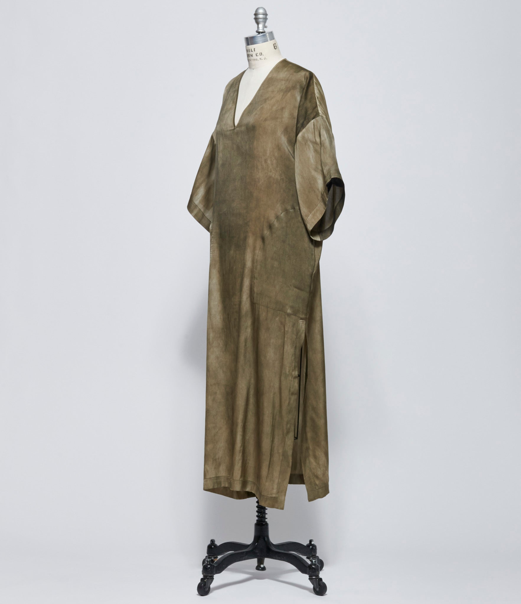 Uma Wang Womens Grey and Green Alga Dress