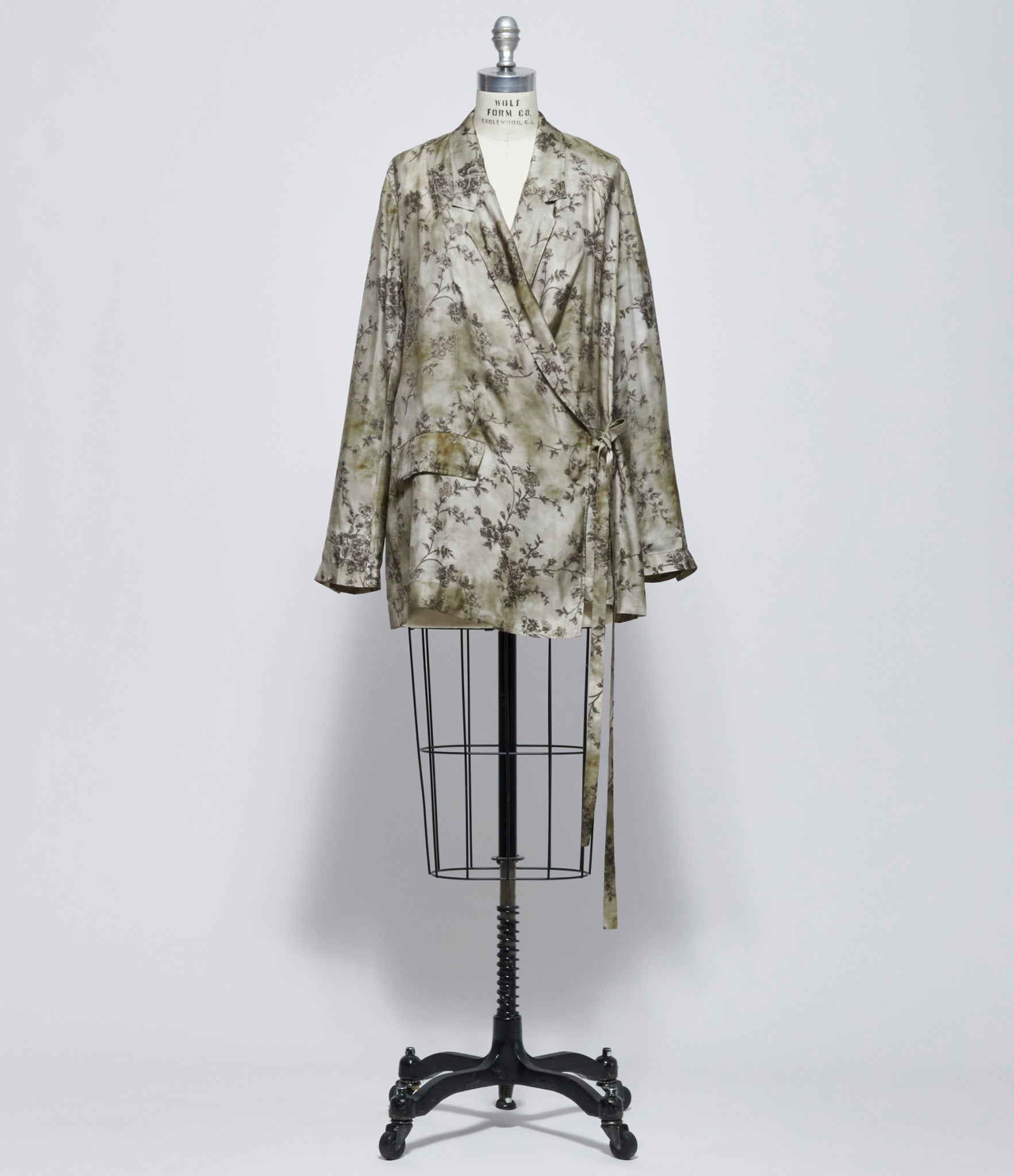 Uma Wang Womens Dirty White and Grey Khloe Jacket