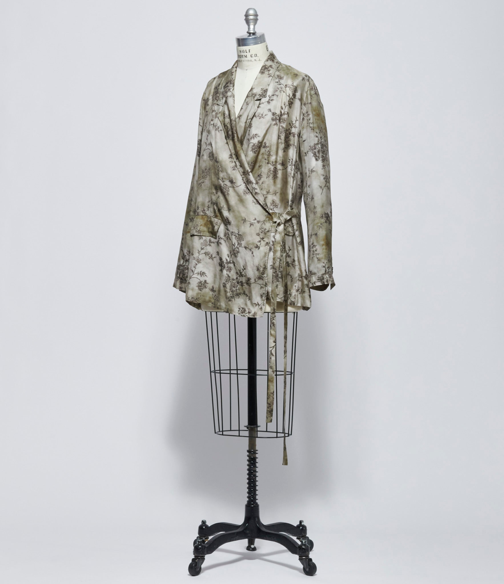 Uma Wang Womens Dirty White and Grey Khloe Jacket