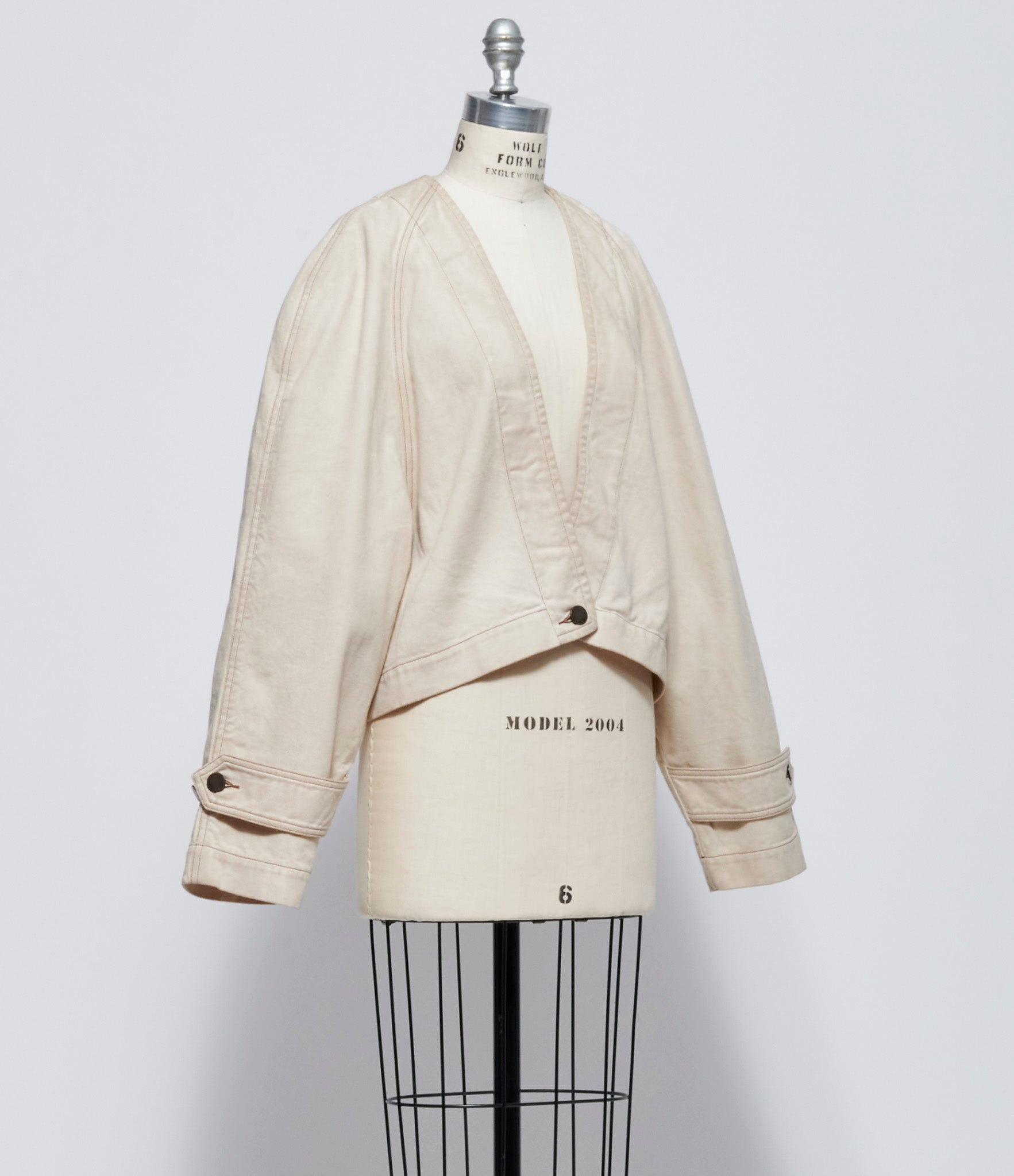 Uma Wang Womens Dirty White JJ Jacket