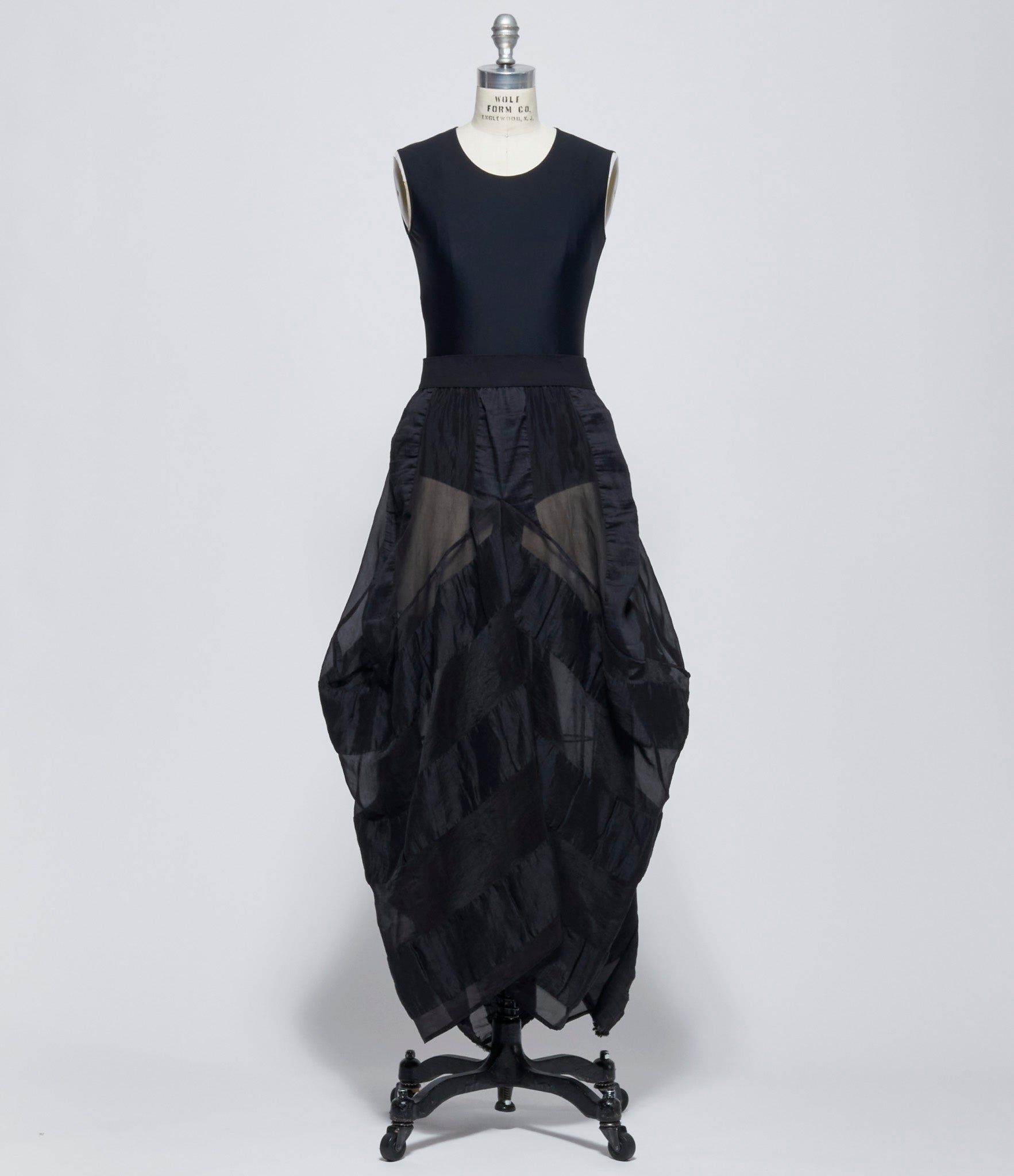 Uma Wang Womens Black Greta Skirt