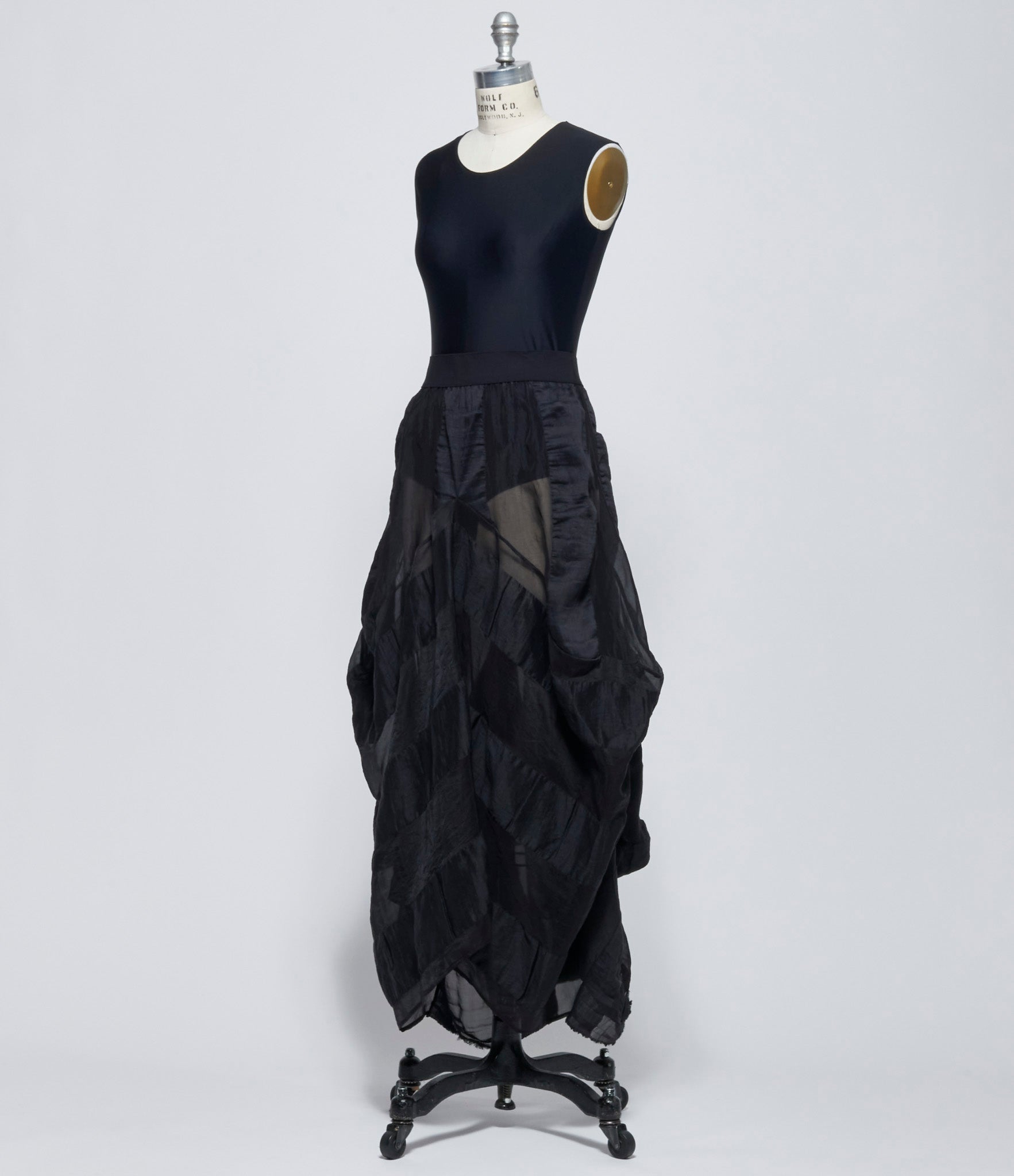 Uma Wang Womens Black Greta Skirt