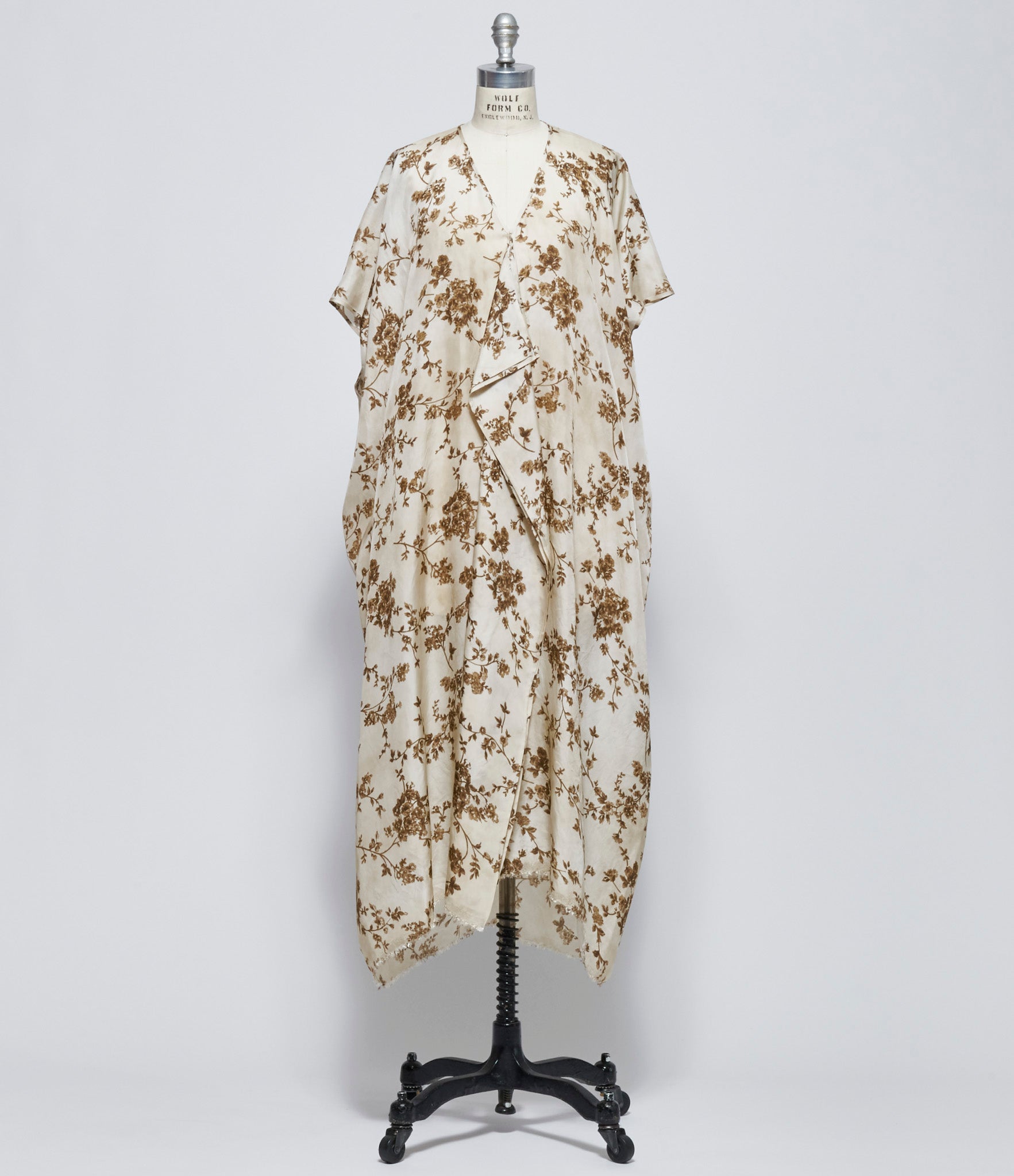 Uma Wang Womens White and Brown Addy Dress