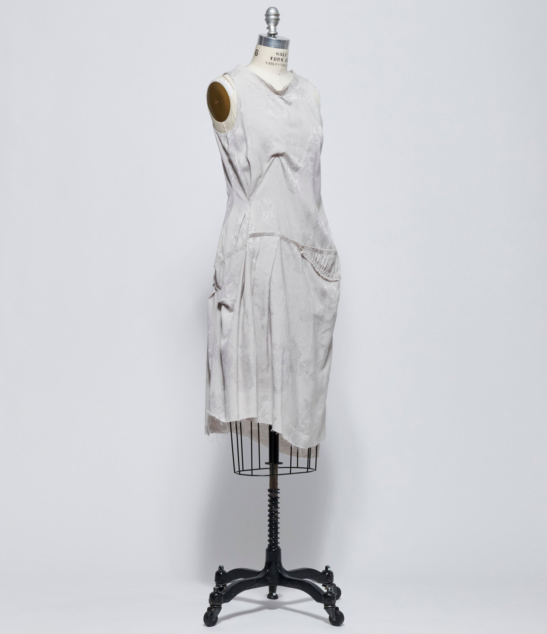Chiahung Su Women Embroidered Draping Midi Dress