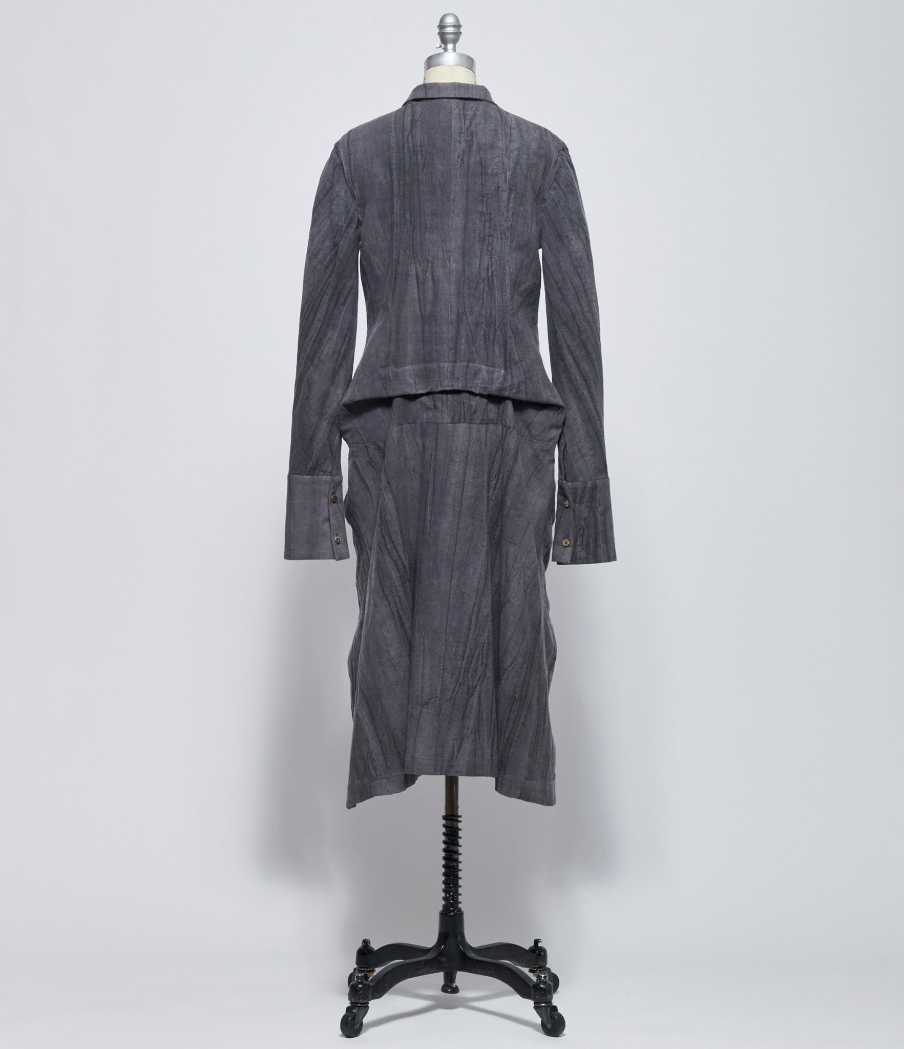 Chiahung Su Women Hand Stitch and Dyed Fitted Coat