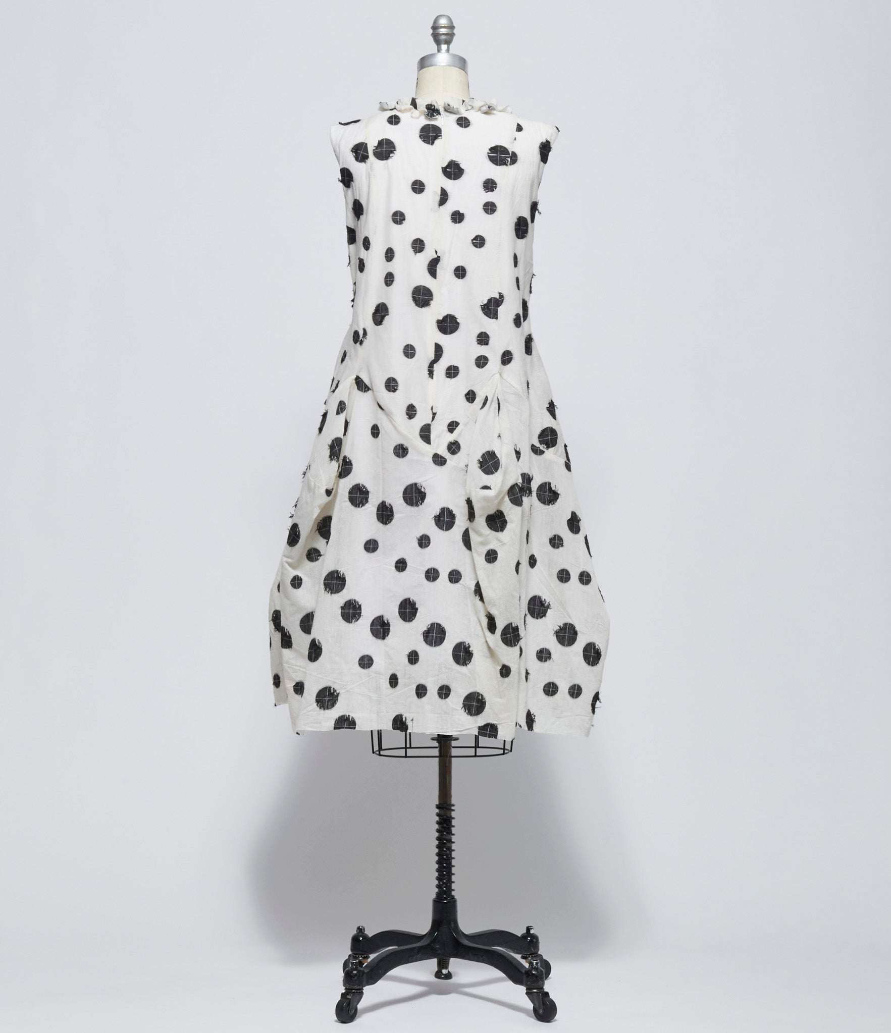 Chiahung Su Women Hand Woven Polka Dot Mini Dress