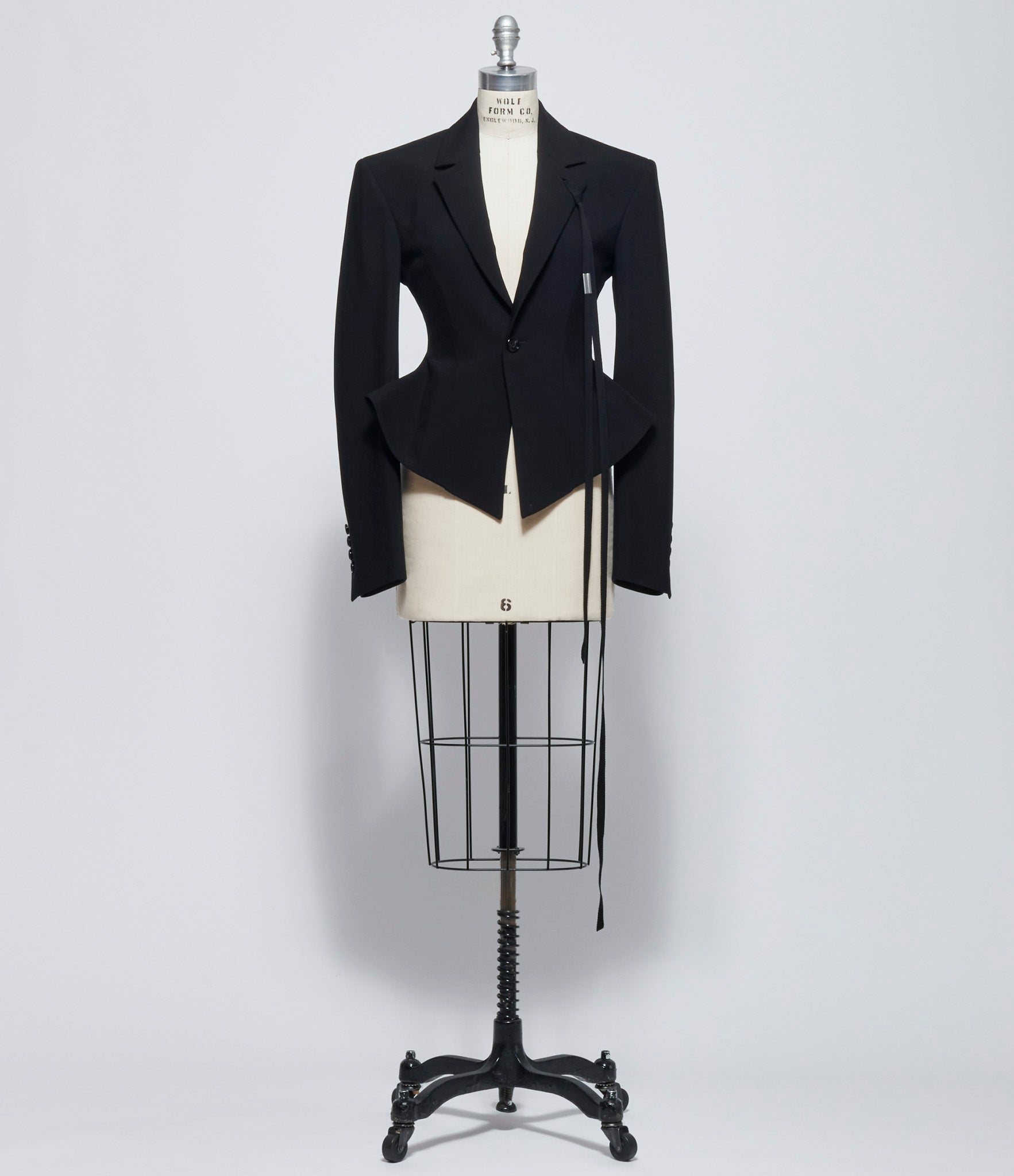 Ann Demeulemeester Womens Lila Fitted Handkerchief Jacket