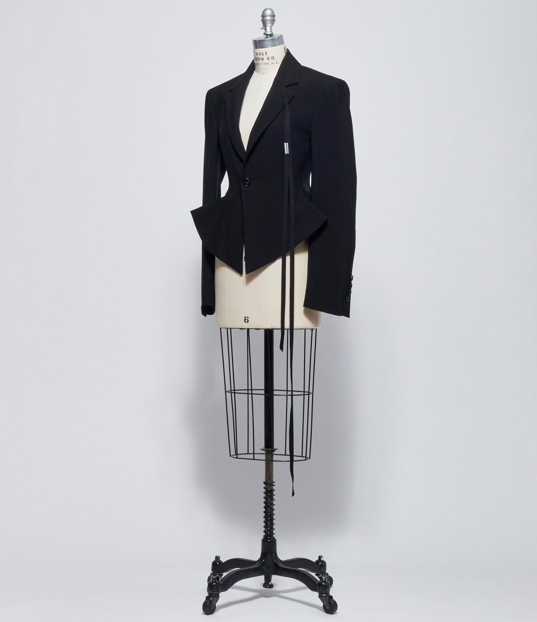 Ann Demeulemeester Womens Lila Fitted Handkerchief Jacket