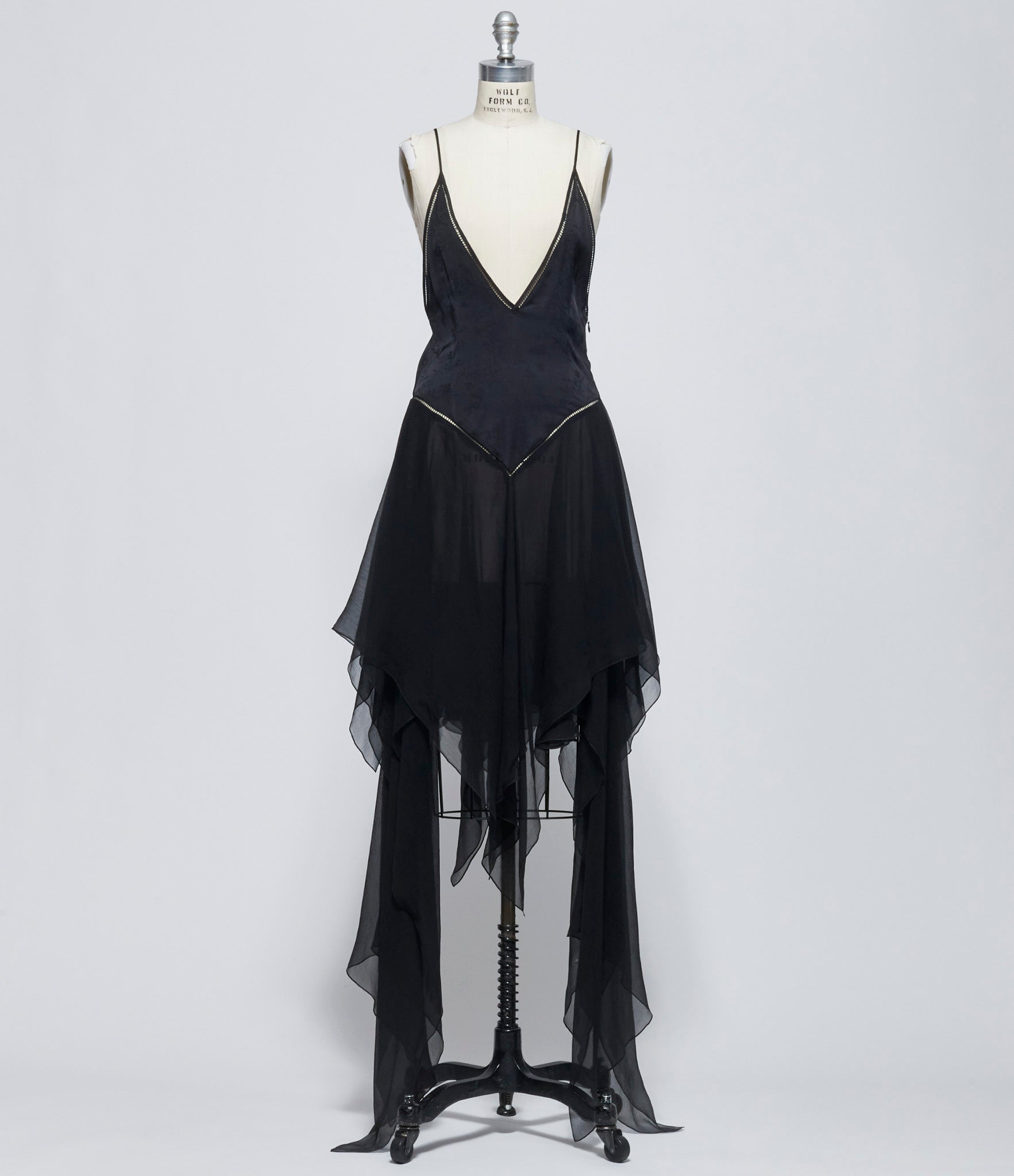 Ann Demeulemeester Womens Multilayer Midi Slip Dress