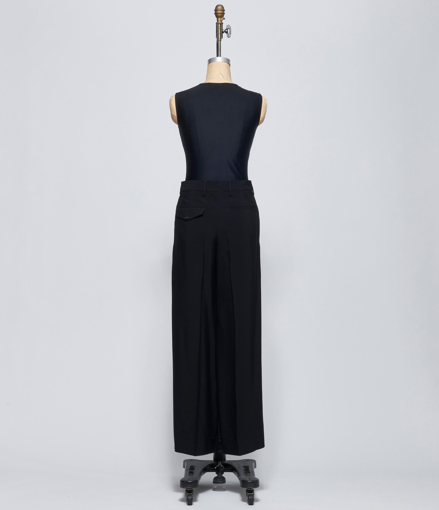 Ann Demeulemeester Womens Black Elfi Low Waist Straight Leg Trousers