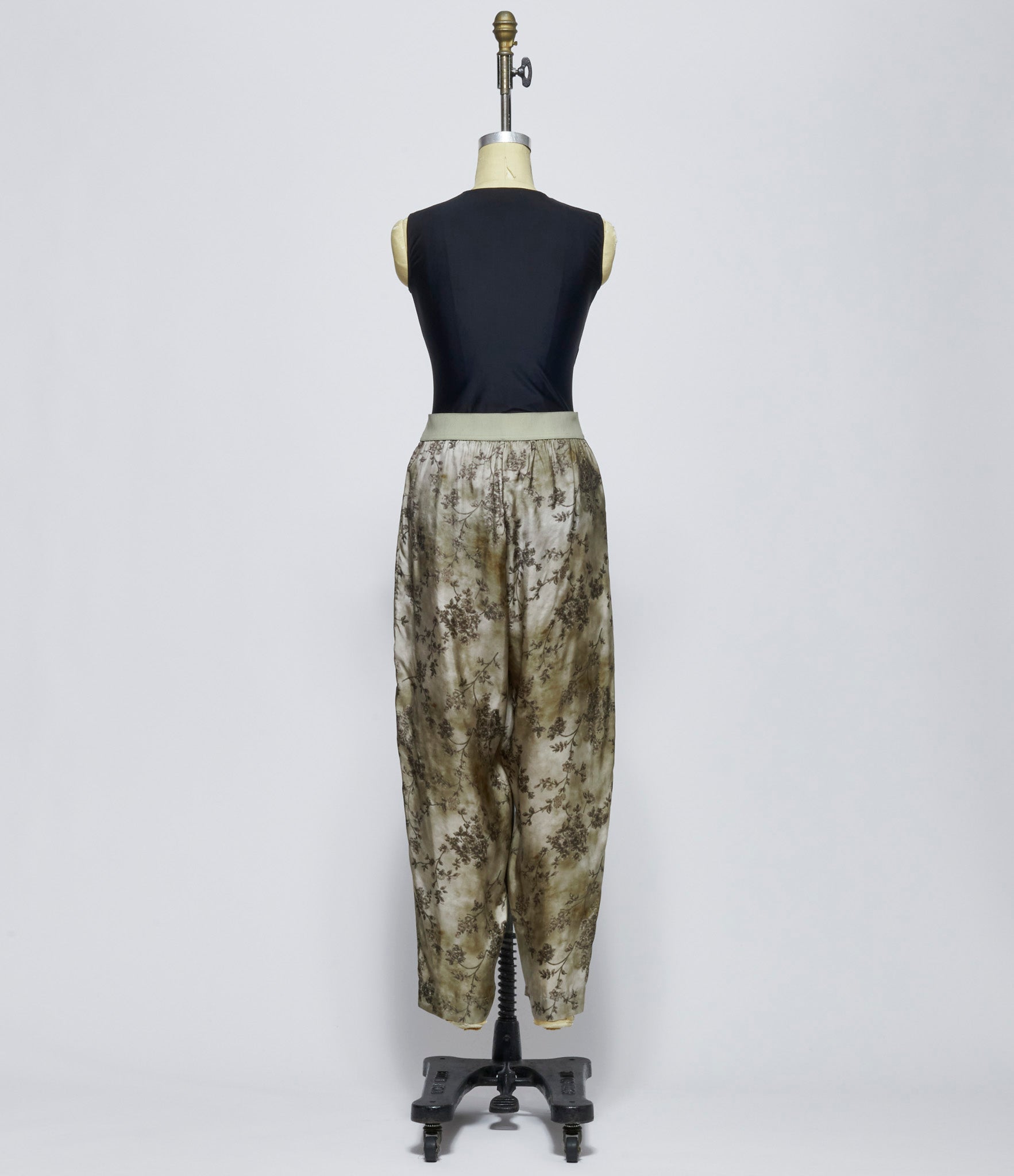 Uma Wang Womens Dirty White and Grey Palmer Pants