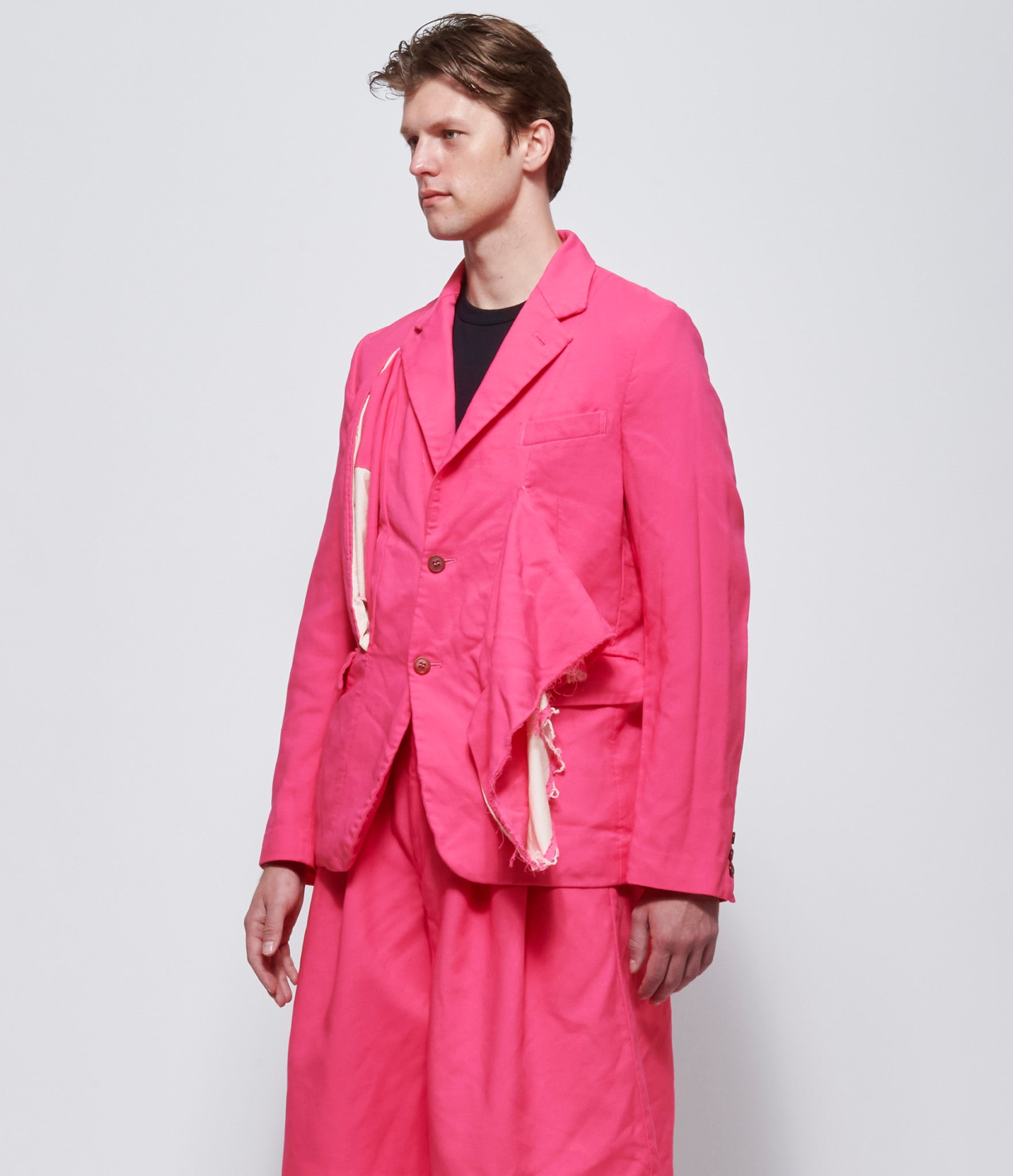 Comme Des Garcons Homme Plus Hot Pink Jacket