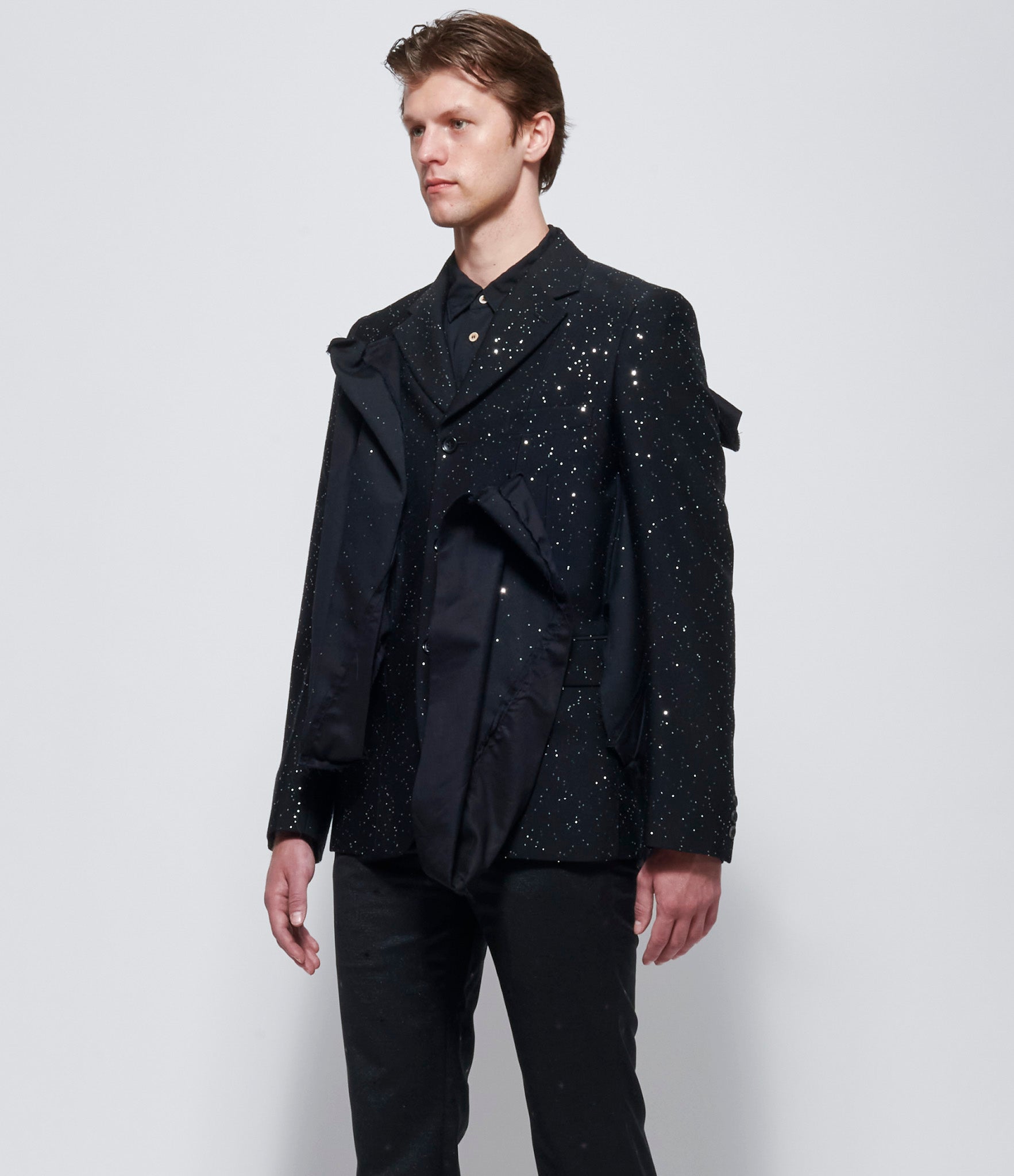 Comme Des Garcons Homme Plus Sequin Jacket