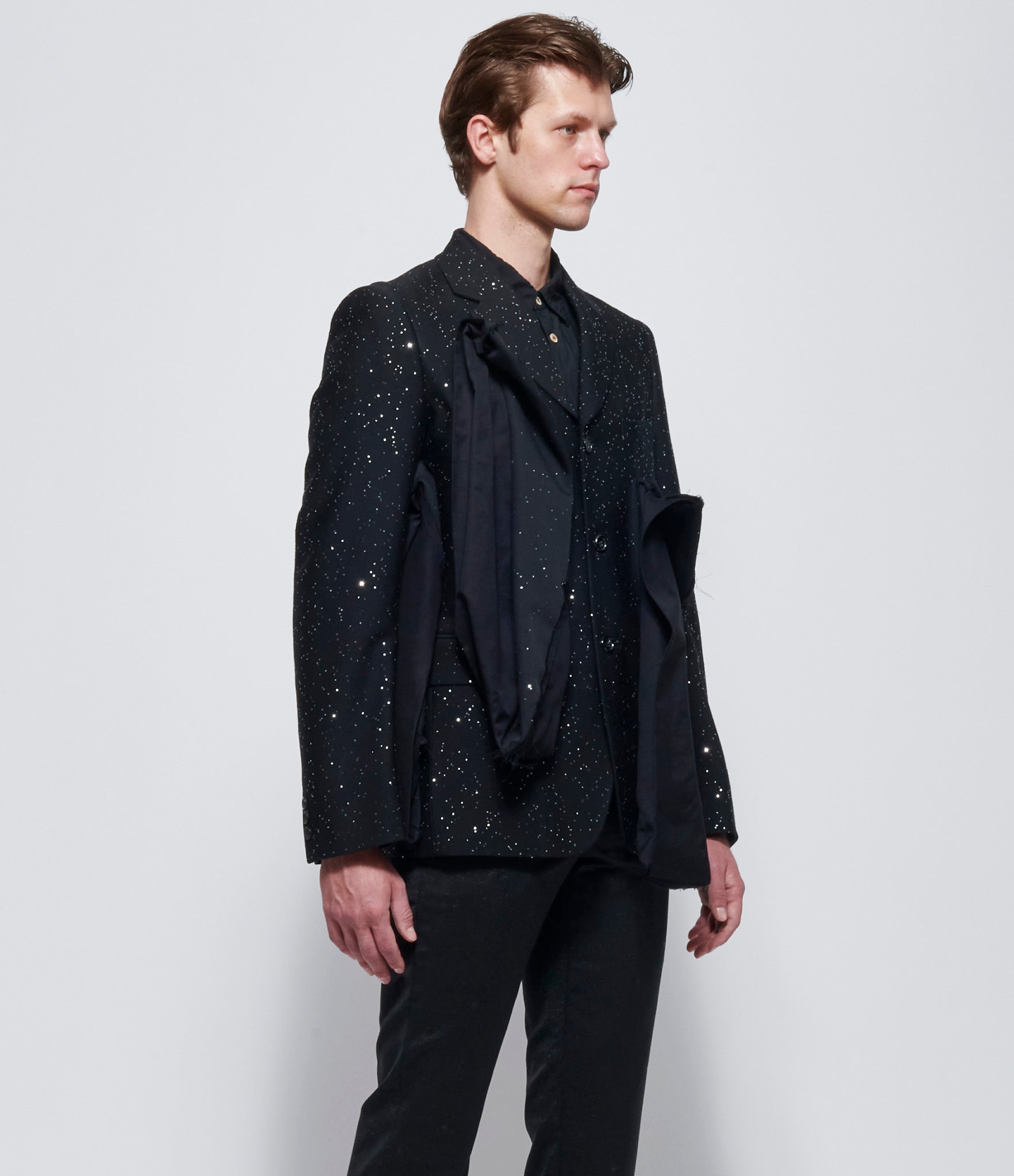 Comme Des Garcons Homme Plus Sequin Jacket