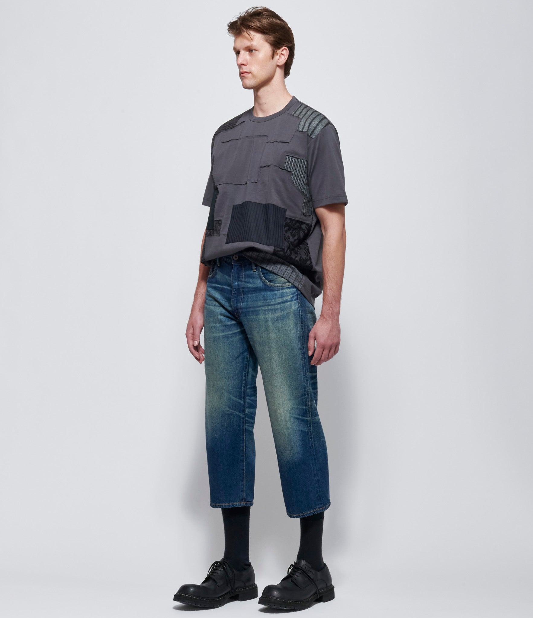 Junya Watanabe Man Cropped Denim Pants