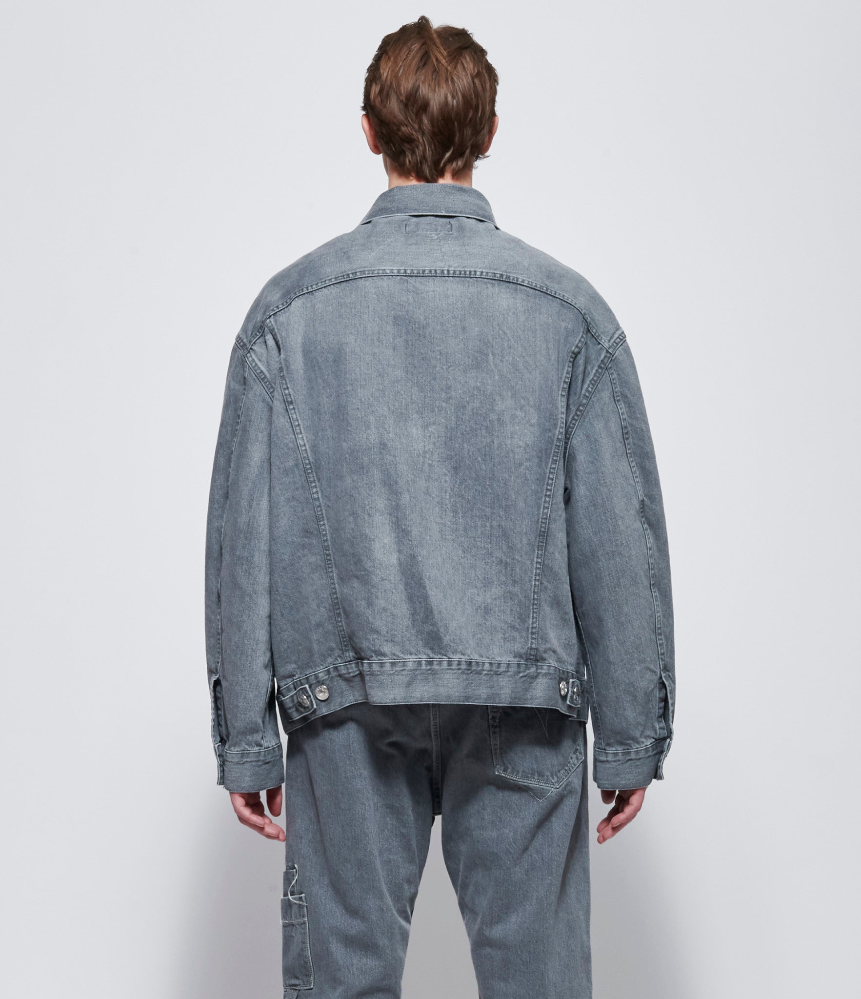 Junya Watanabe Man Grey Denim Blouson