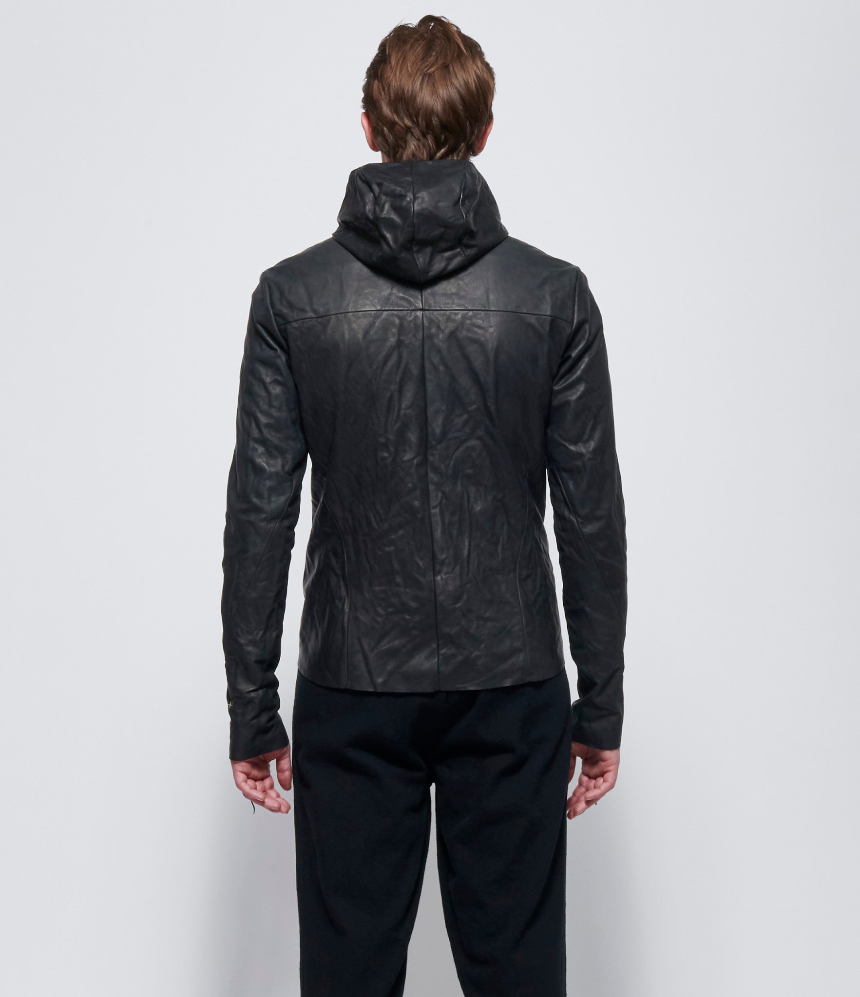 m.a+ Mens 4 Pocket Detachable Hood Biker Jacket