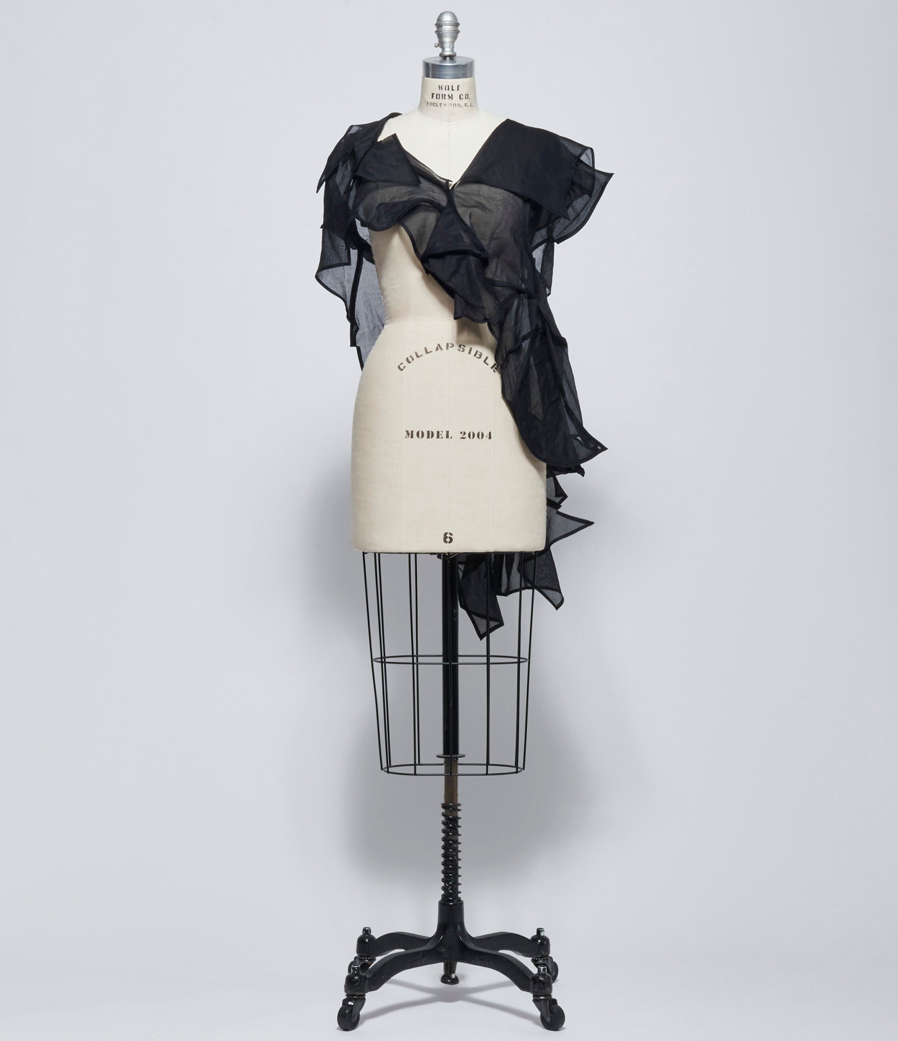 Yohji Yamamoto Womens Paneled 3D Blouse