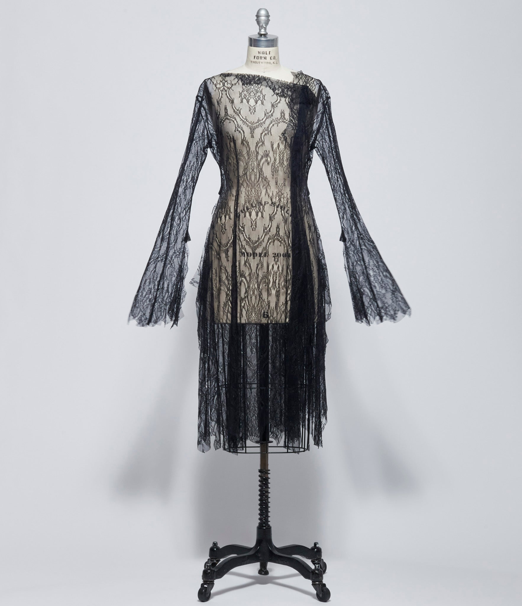 Yohji Yamamoto Womens Lace Long Blouse