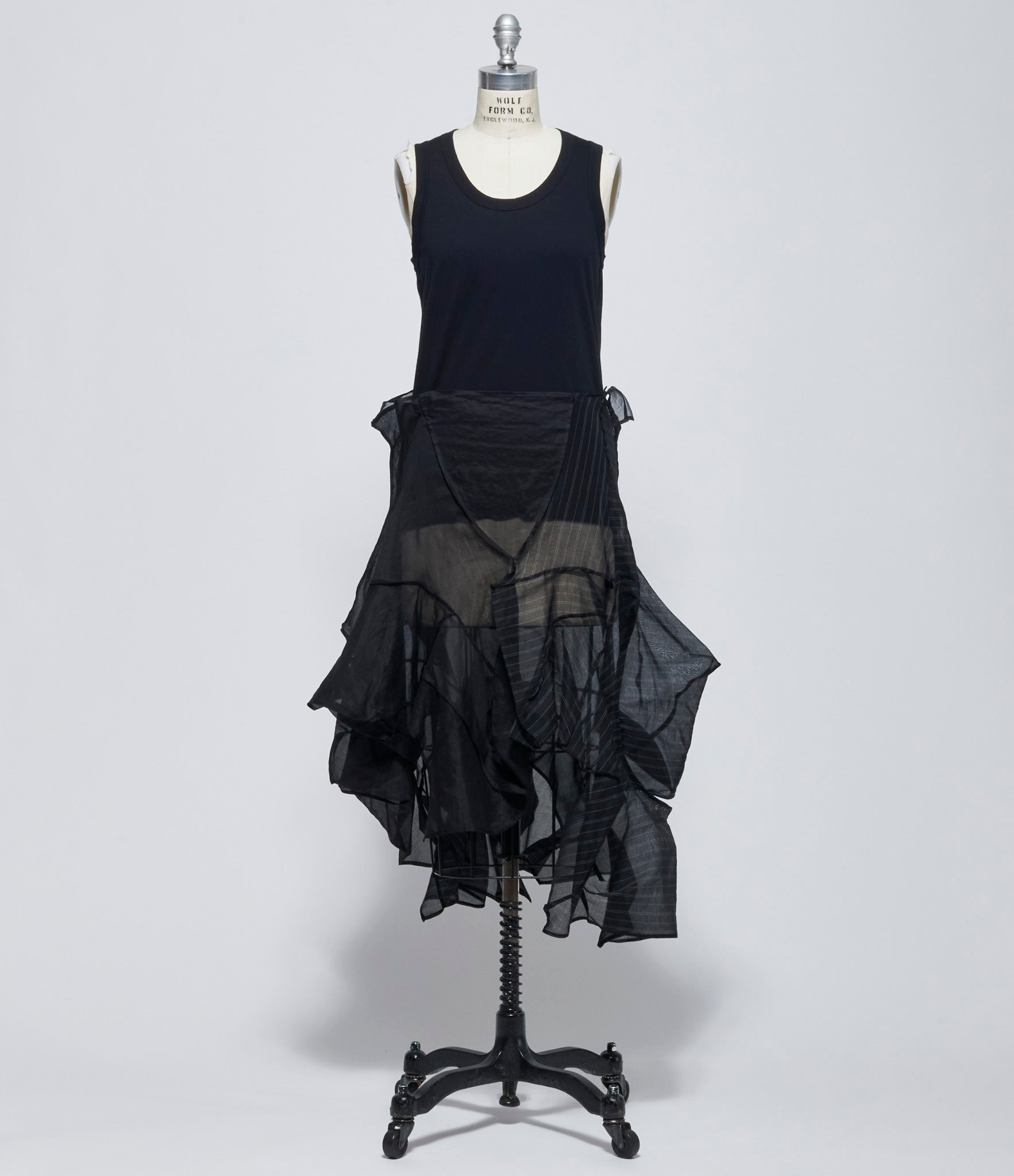 Yohji Yamamoto Womens Darts 3D Skirt