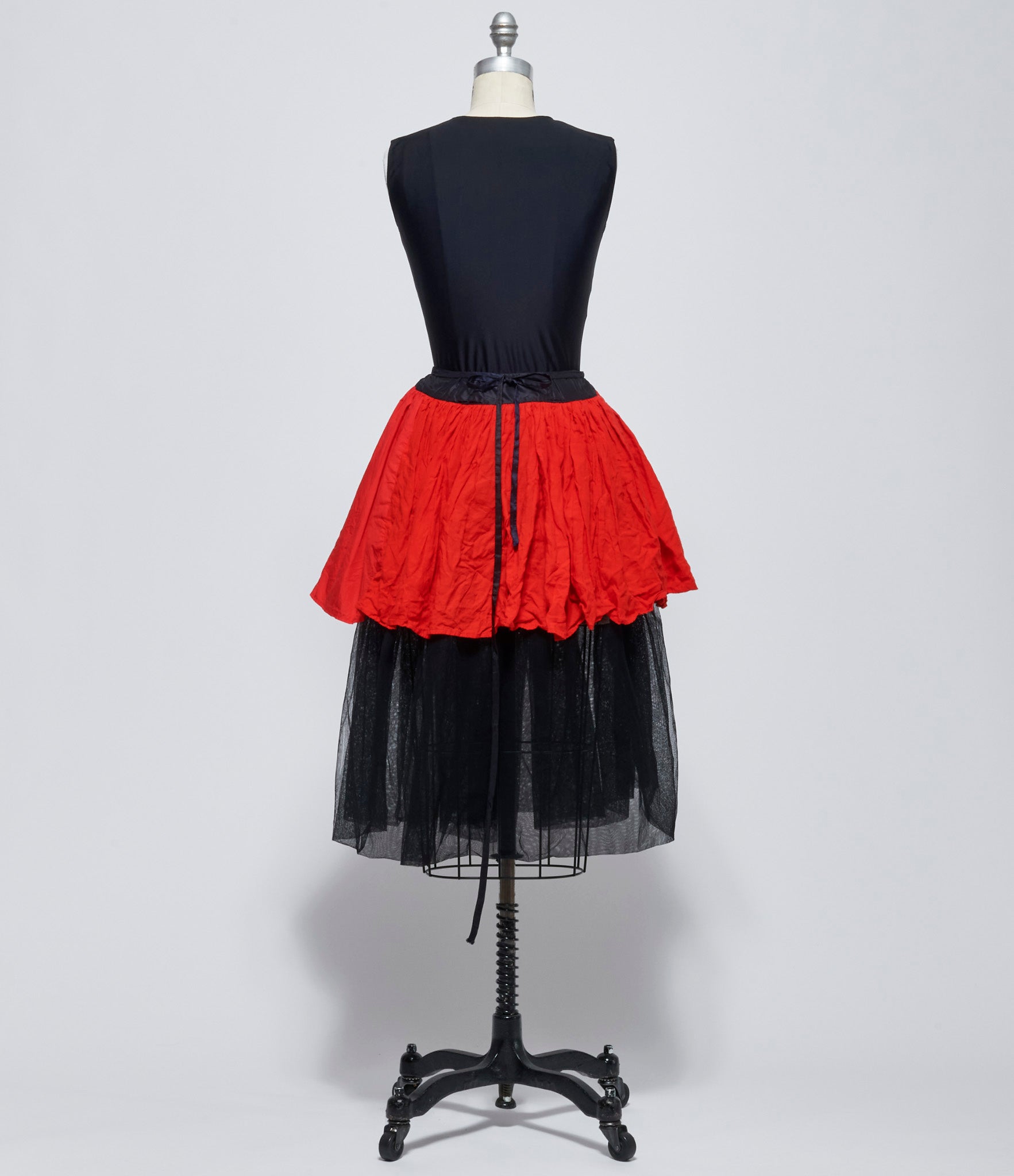 Daniela Gregis Womens Gonna Skirt Tutu Spezia Lavata Nero Rosso