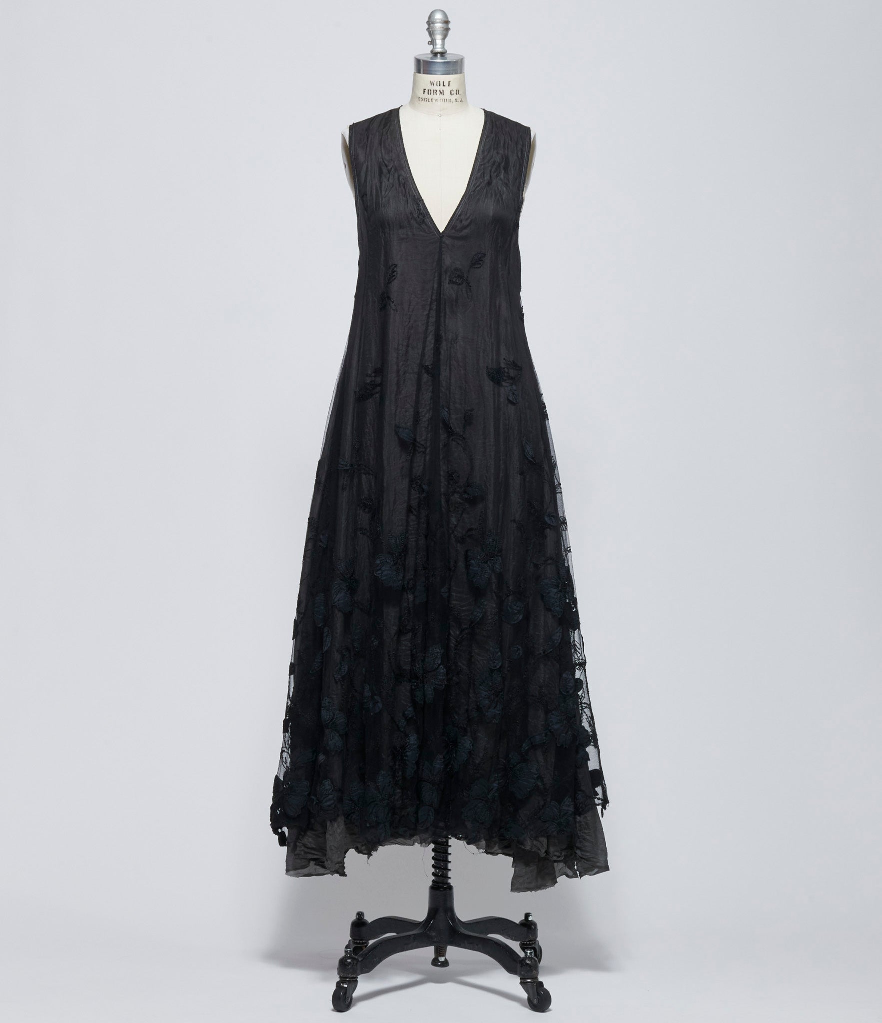 Marc Le Bihan Womens Dusty Grey Robe Chasuble Tulle