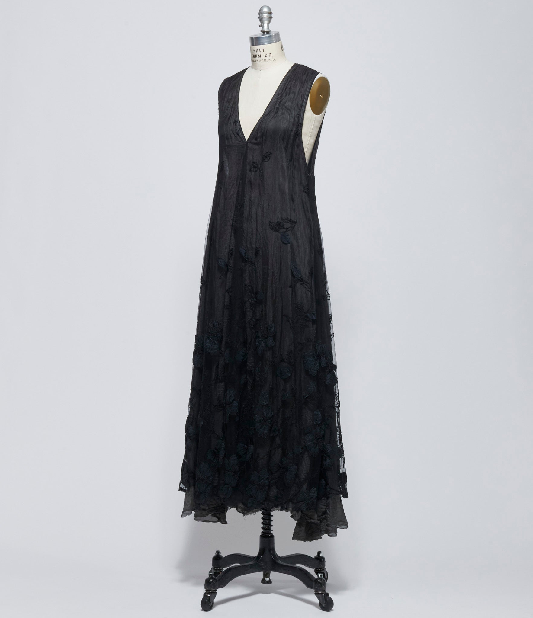Marc Le Bihan Womens Dusty Grey Robe Chasuble Tulle