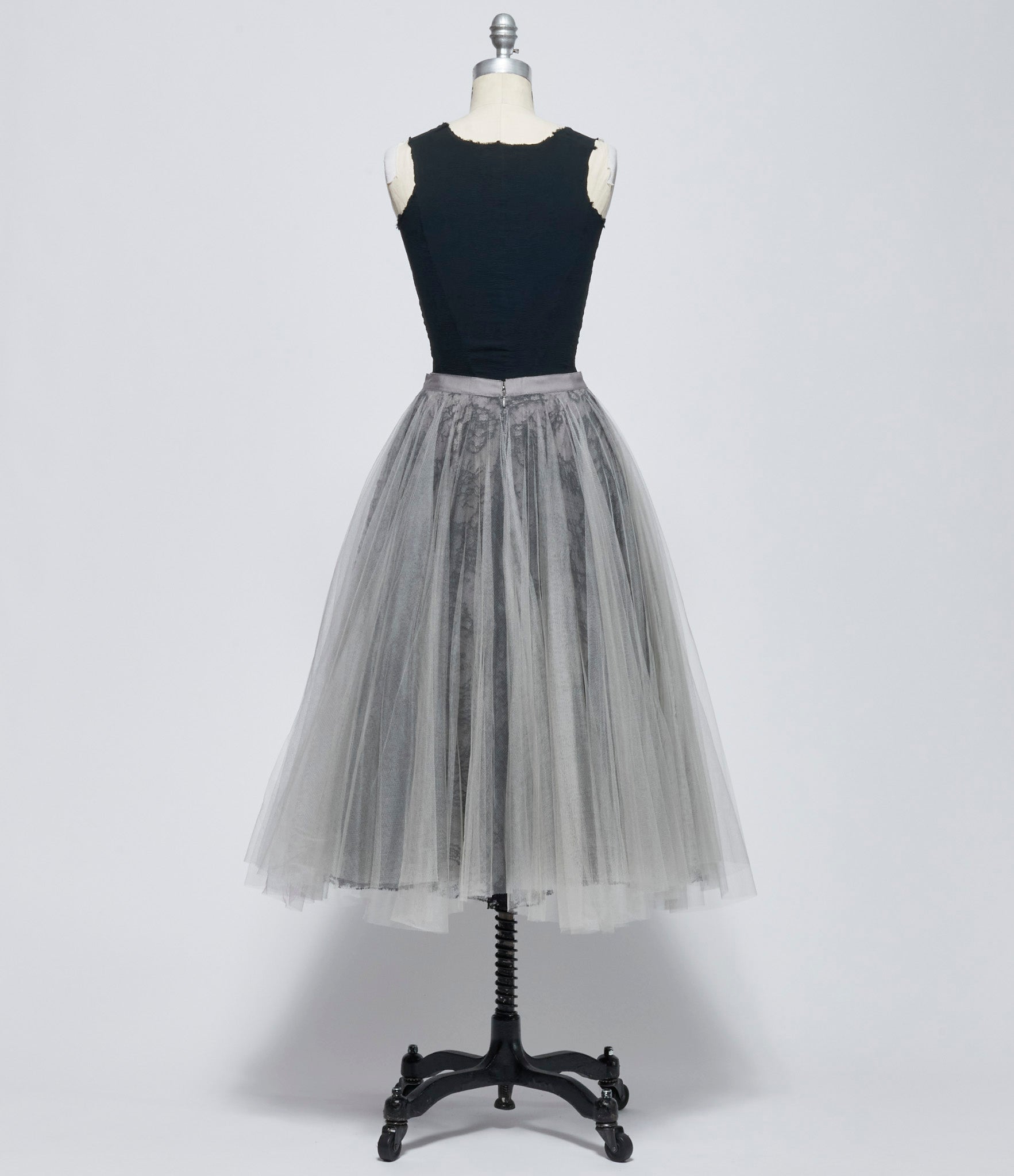 Marc Le Bihan Womens Metal Jupe Tulle Dentelle