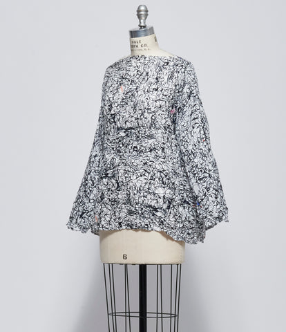 Daniela Gregis Womens Camicia Shirt Lunedi Cimosa Collo Lavata Disegno Giro