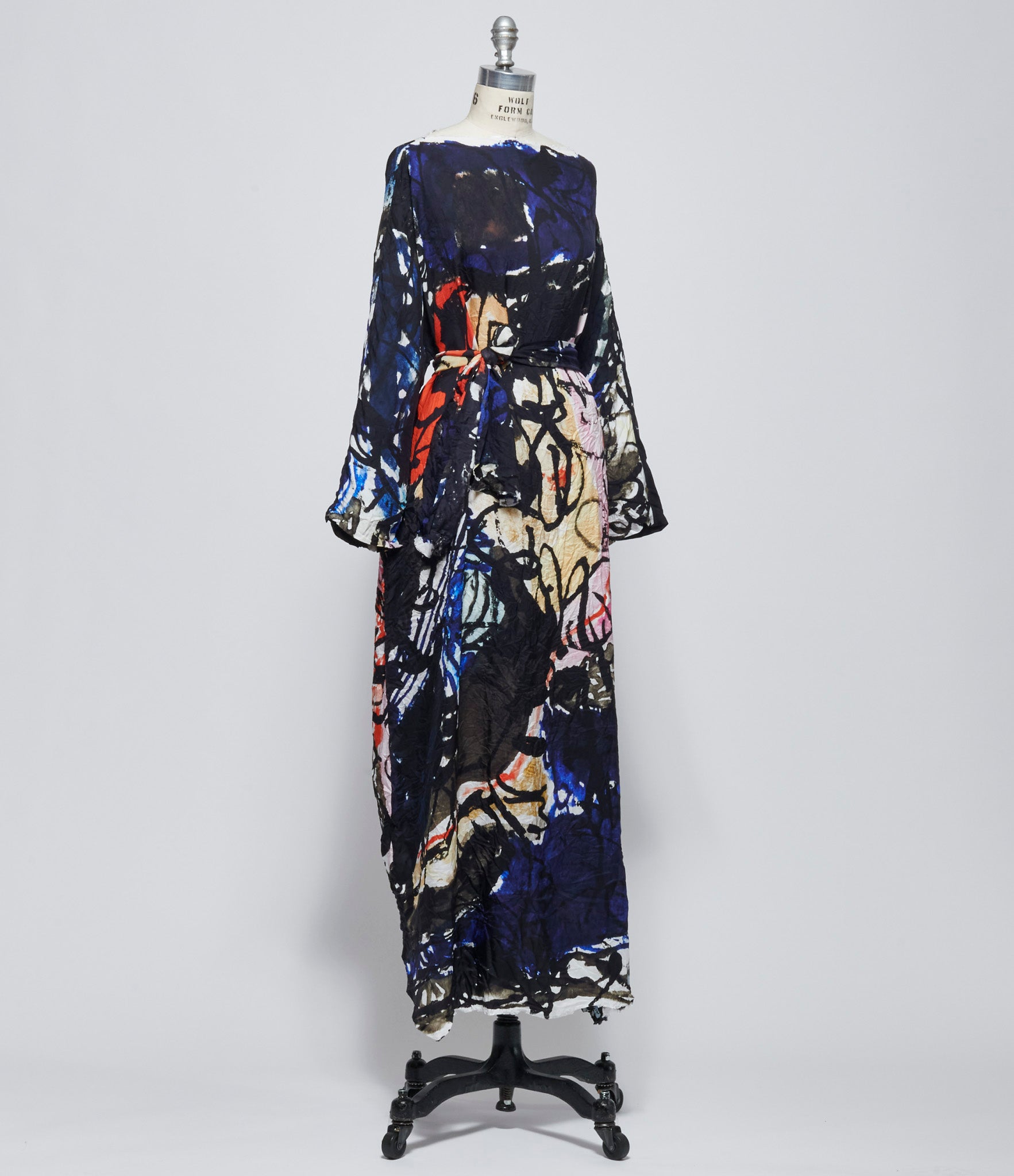 Daniela Gregis Womens Abito Dress Lunedi Cimosa Collo Lavato Disegno Ginepro