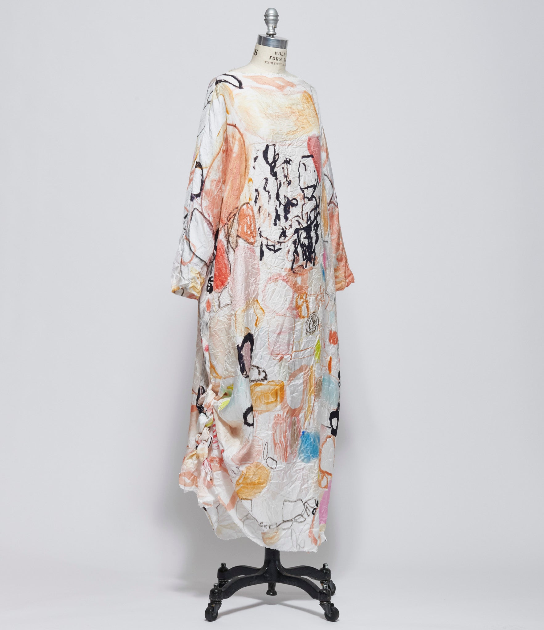 Daniela Gregis Womens Abito Dress Lunedi Cimosa Collo Lavato Disegno Mercato