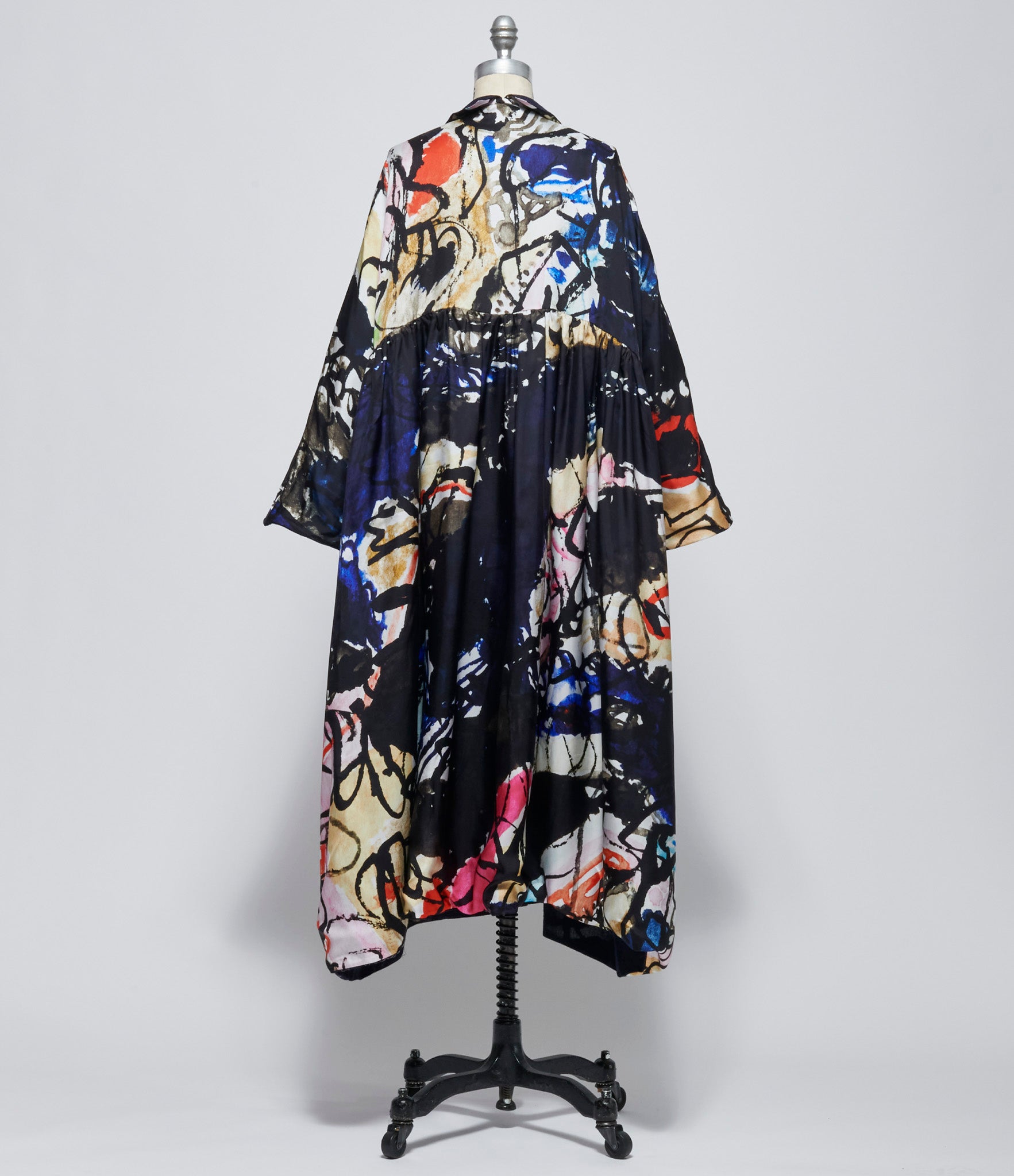 Daniela Gregis Womens Cappotto Coat Campanella Double Blu Navy Disegno Ginepro