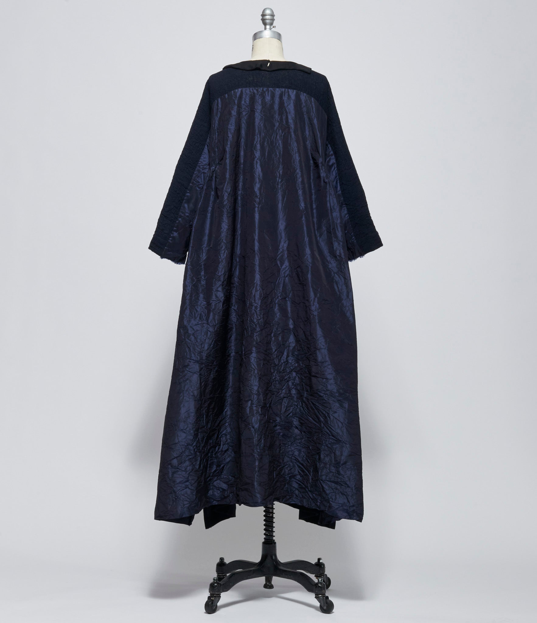 Daniela Gregis Womens Abito Dress Newpride PTC Diquattro Lavato Blu Navy Nero