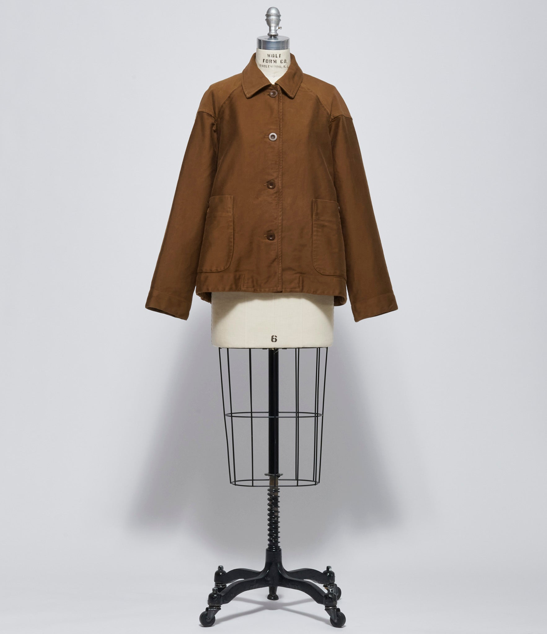 Casey Casey Womens Dray Trevail Faille Ginger Jacket