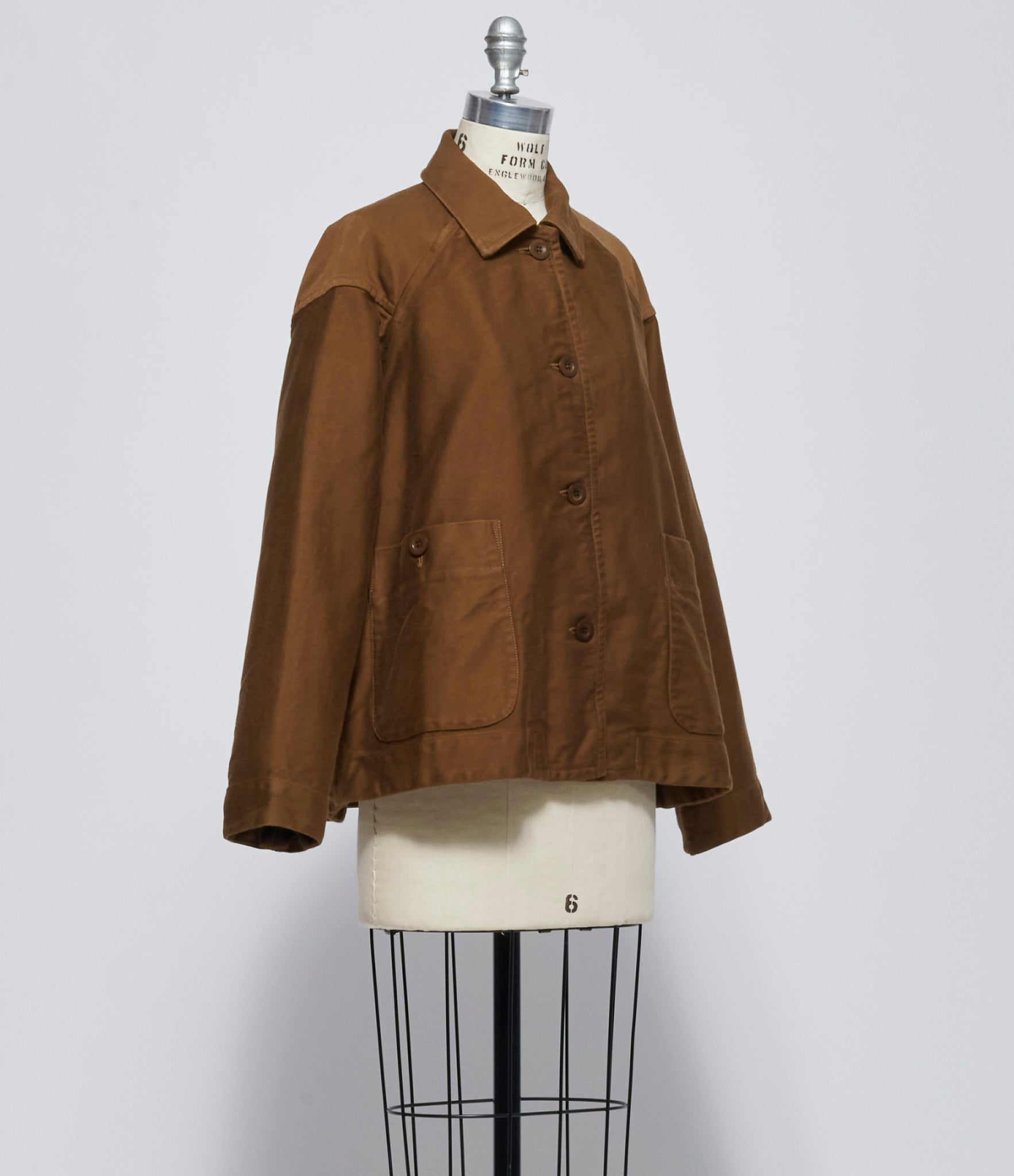 Casey Casey Womens Dray Trevail Faille Ginger Jacket