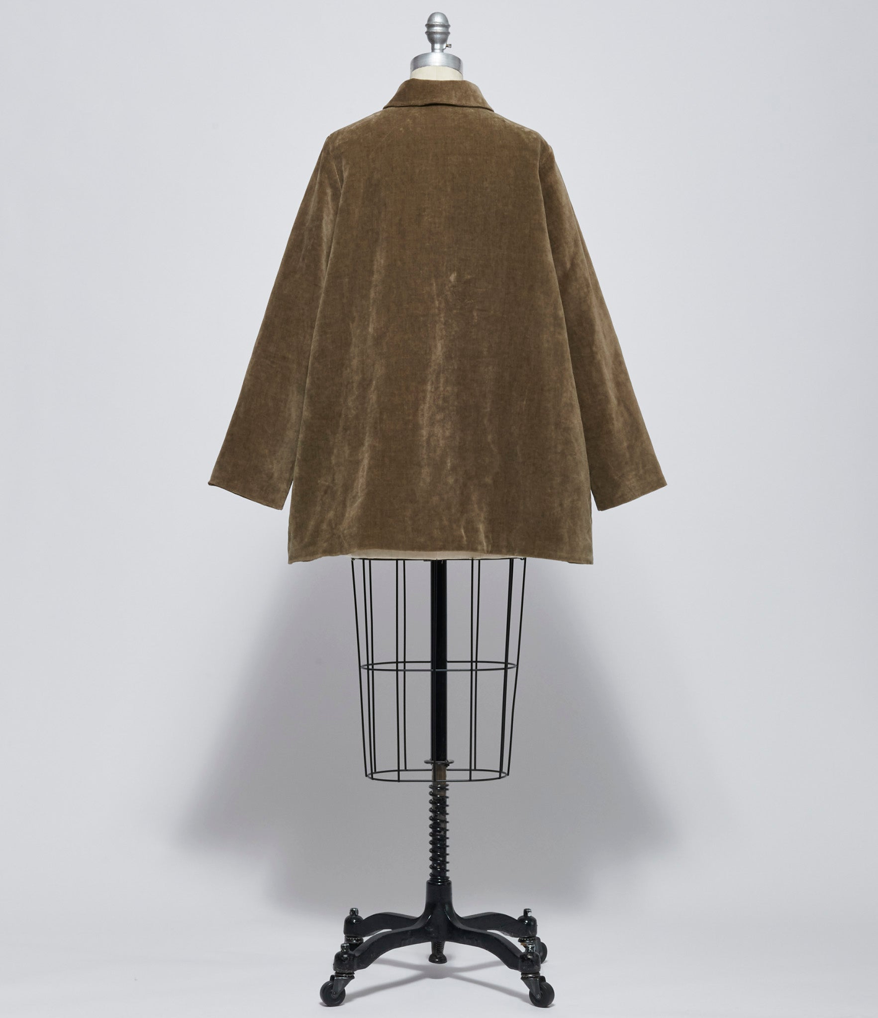 Casey Casey Womens Soleil Mid Velvet Taupe Jacket