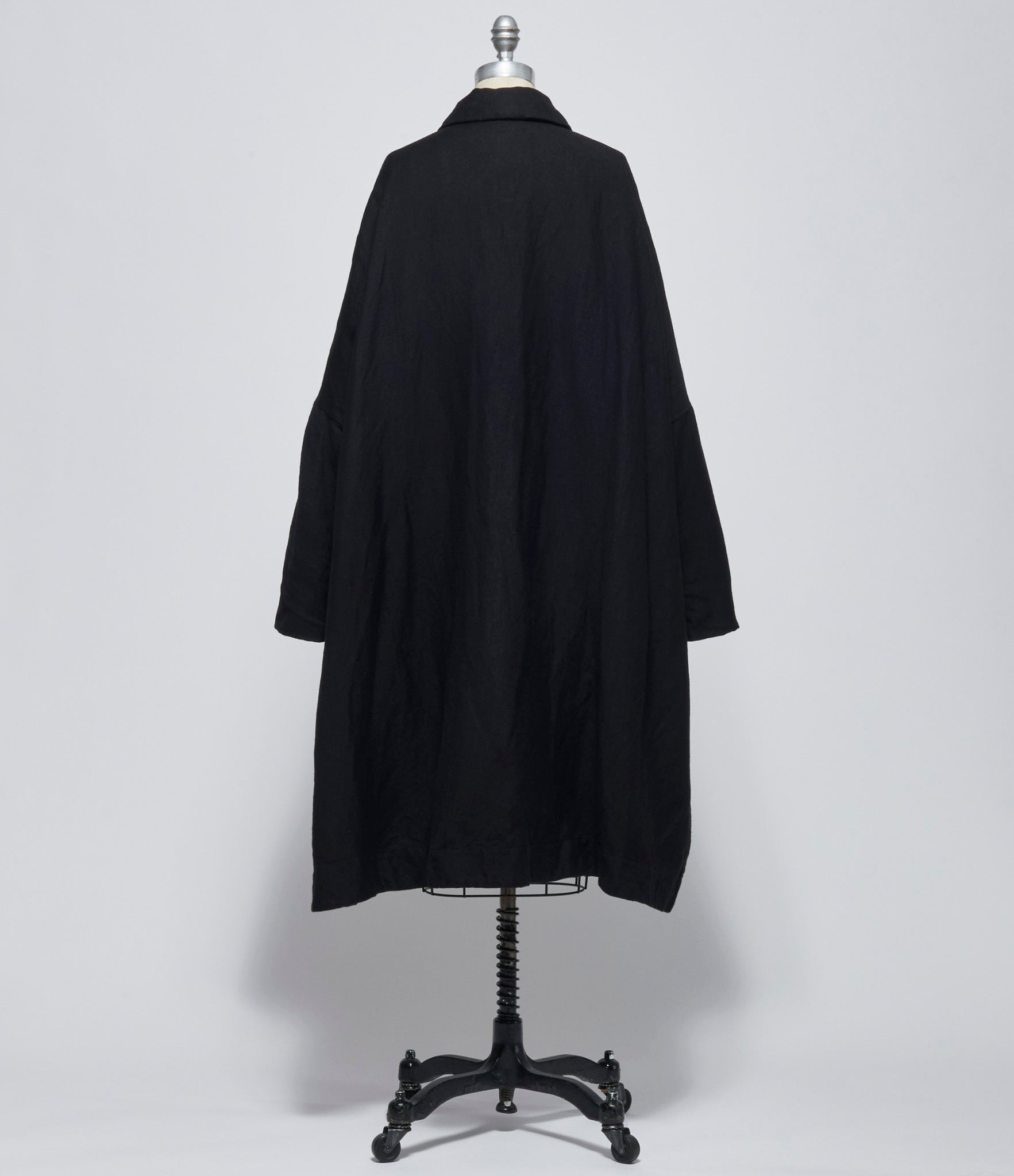 Casey Casey Womens Atomless Bat Black Coat