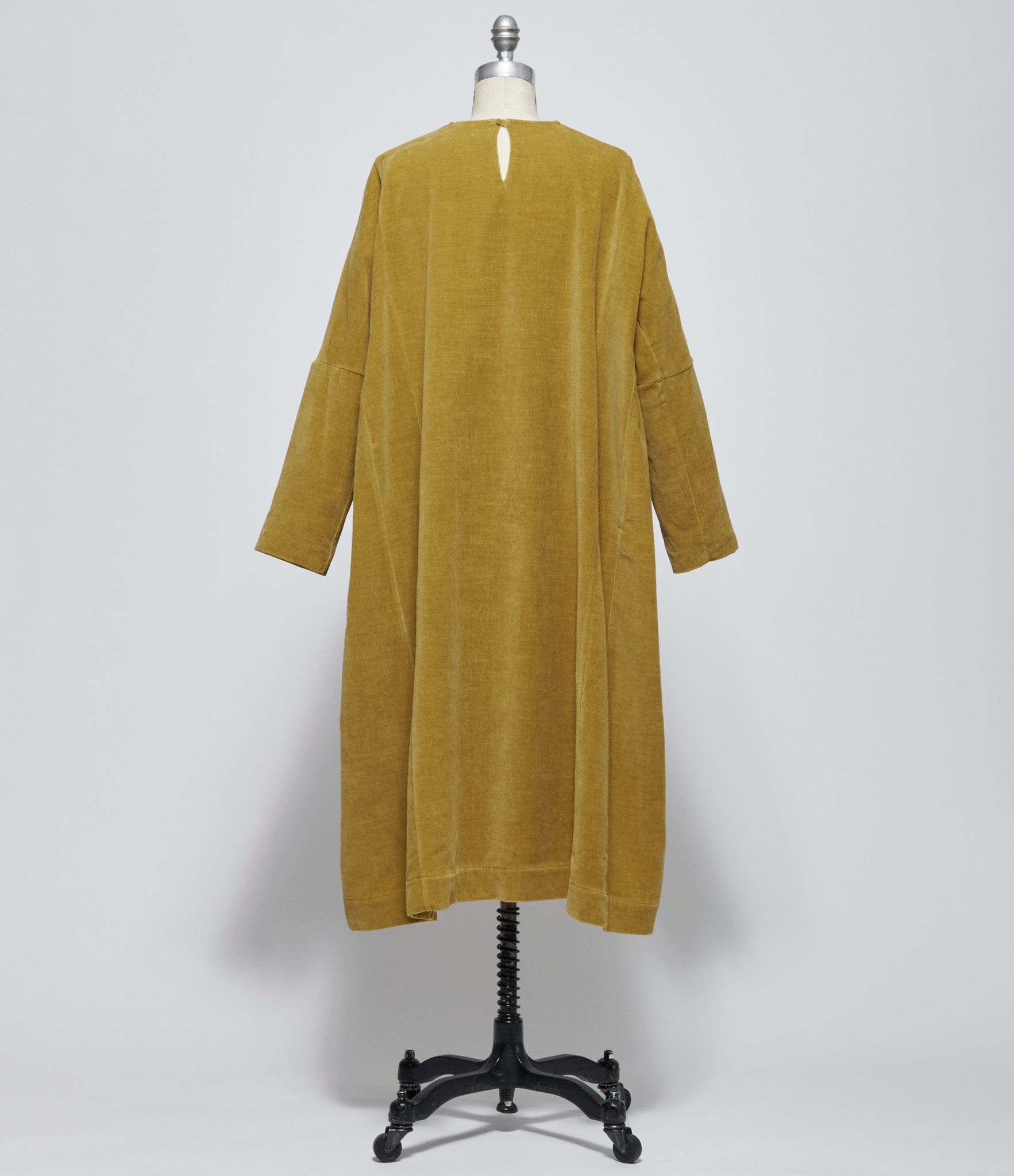 Casey Casey Womens PYJ Rouche L Velvet Ocra Dress